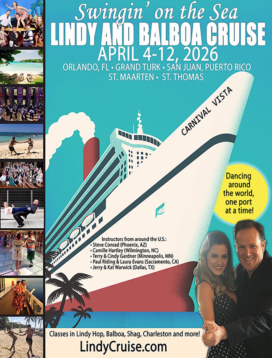 2026 Lindy and Balboa Cruise to the Eastern Caribbean - April 4-12, 2026 from Orlando, FL