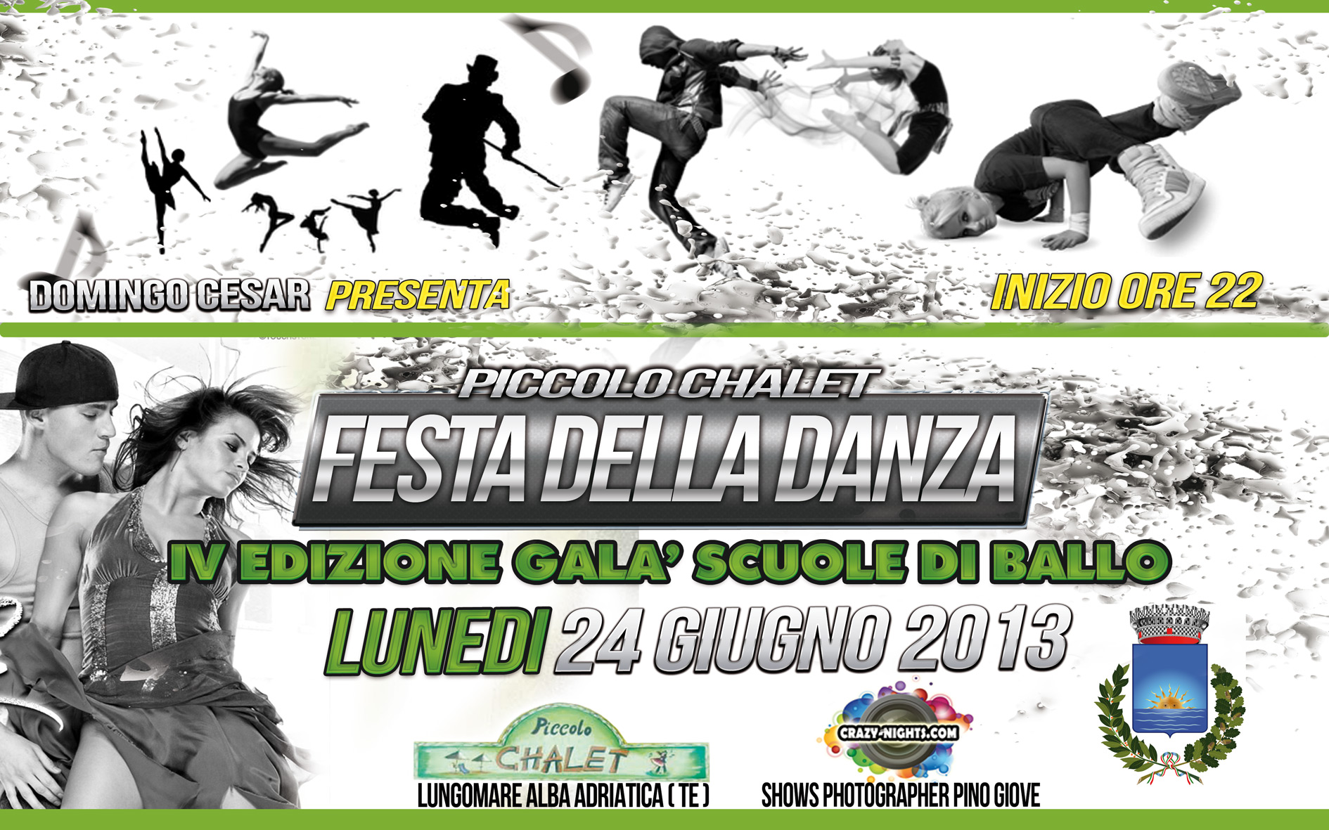 LUNEDI 24 GIUGNO - FESTA DELLA DANZA - PICCOLO CHALET - IV EDIZIONE