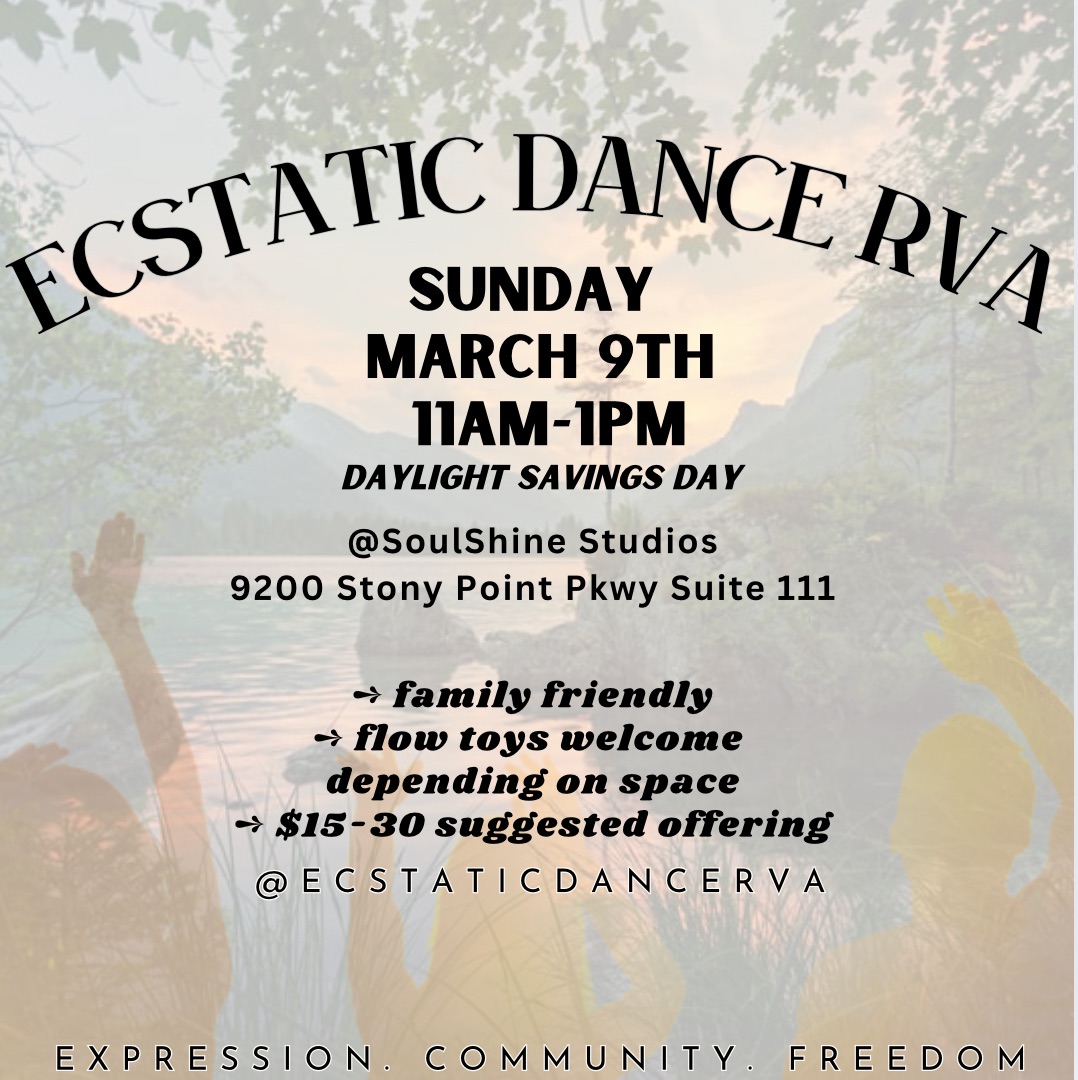 Ecstatic Dance Sunday!