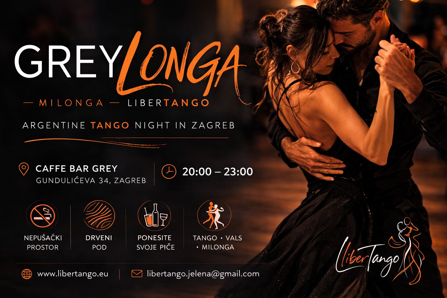 💃 GreyLonga, milonga - Zagreb