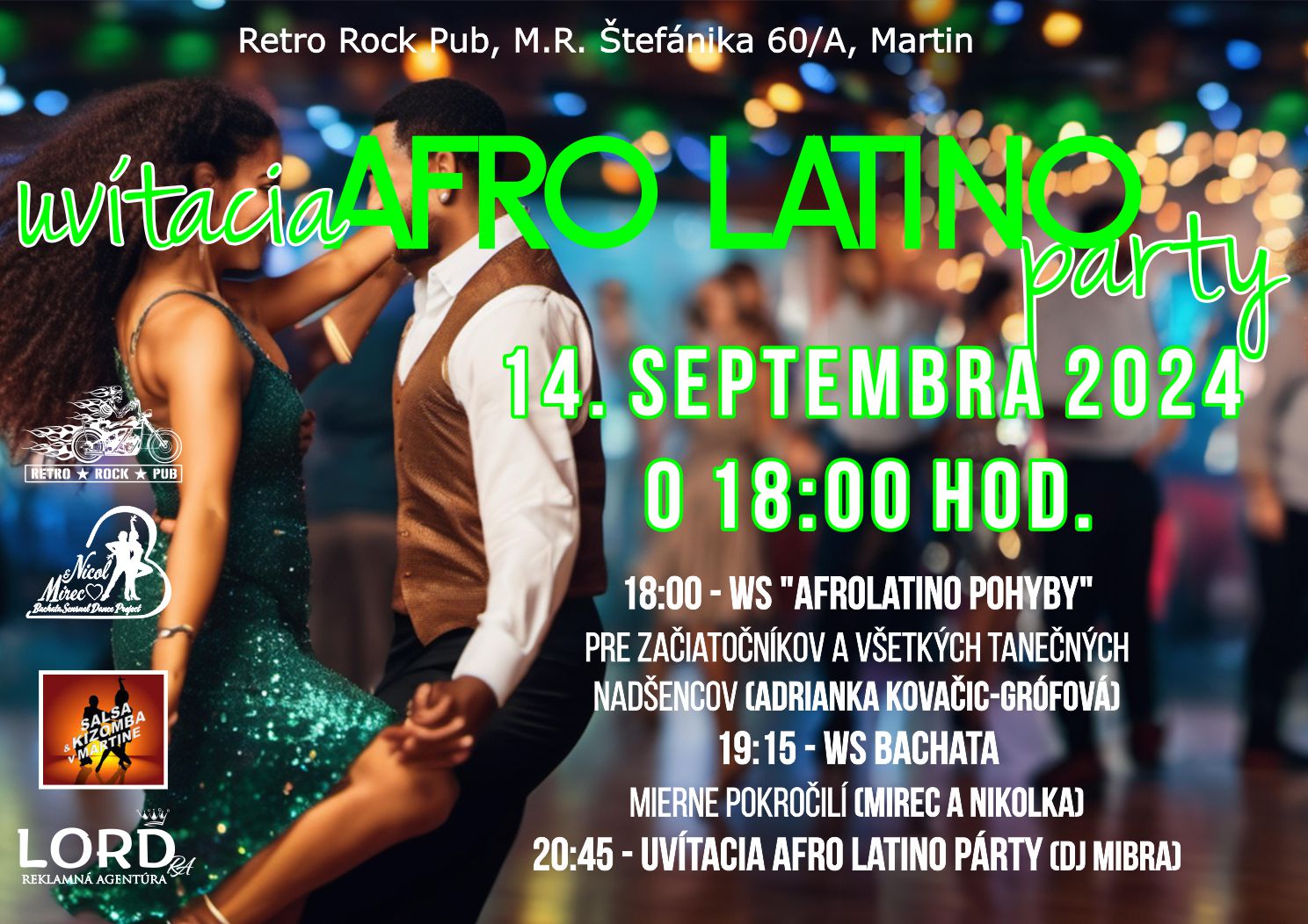 Uvítacia AFRO LATINO párty