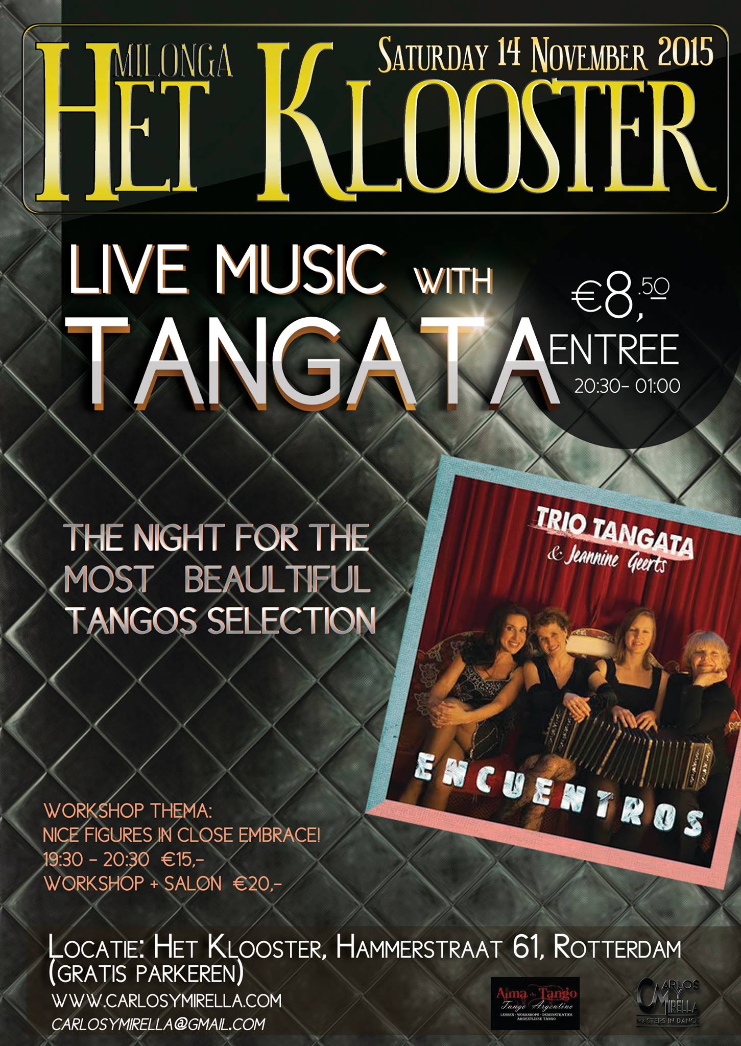 Milonga ‘t Klooster Met Live Muziek