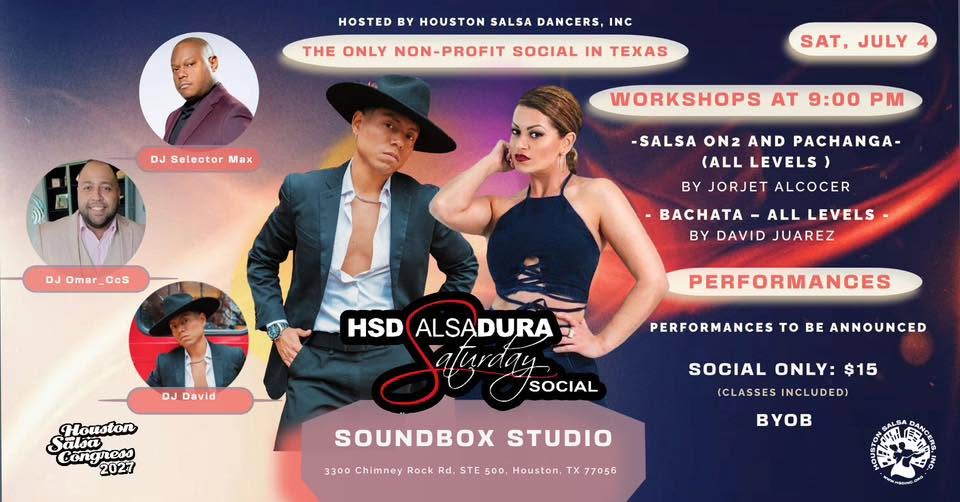 July Salsadura Saturday Social