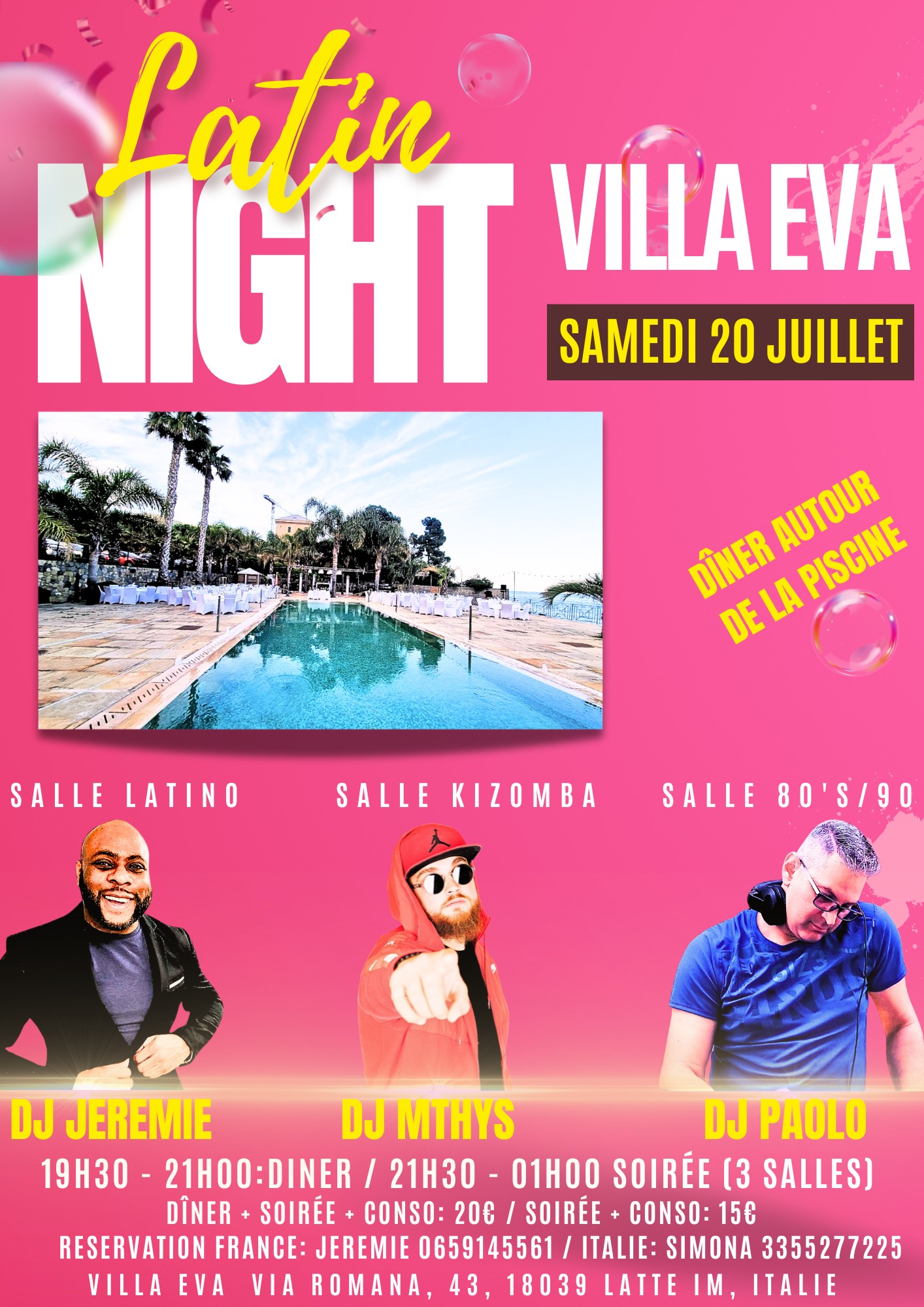 Latin Night à la Villa Eva