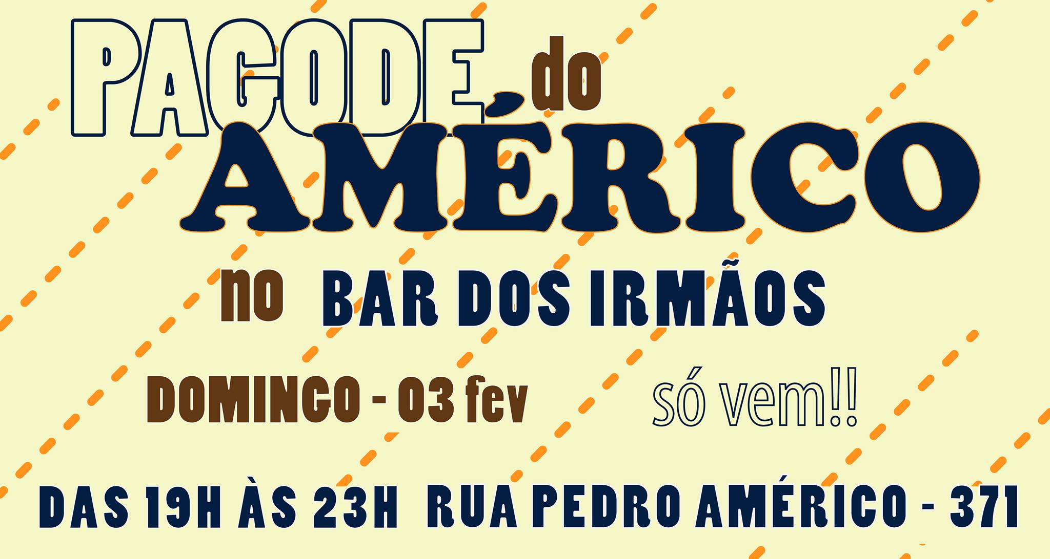 Pagode do Américo -> Esse domingo tem!