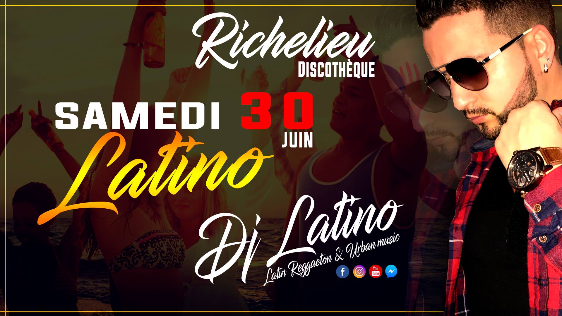 Samedi LATINO "Richelieu Discotheque " Dj LATINO