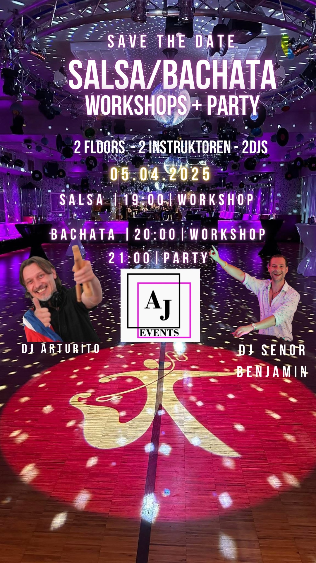 Salsa Bachata Workshop + Party
