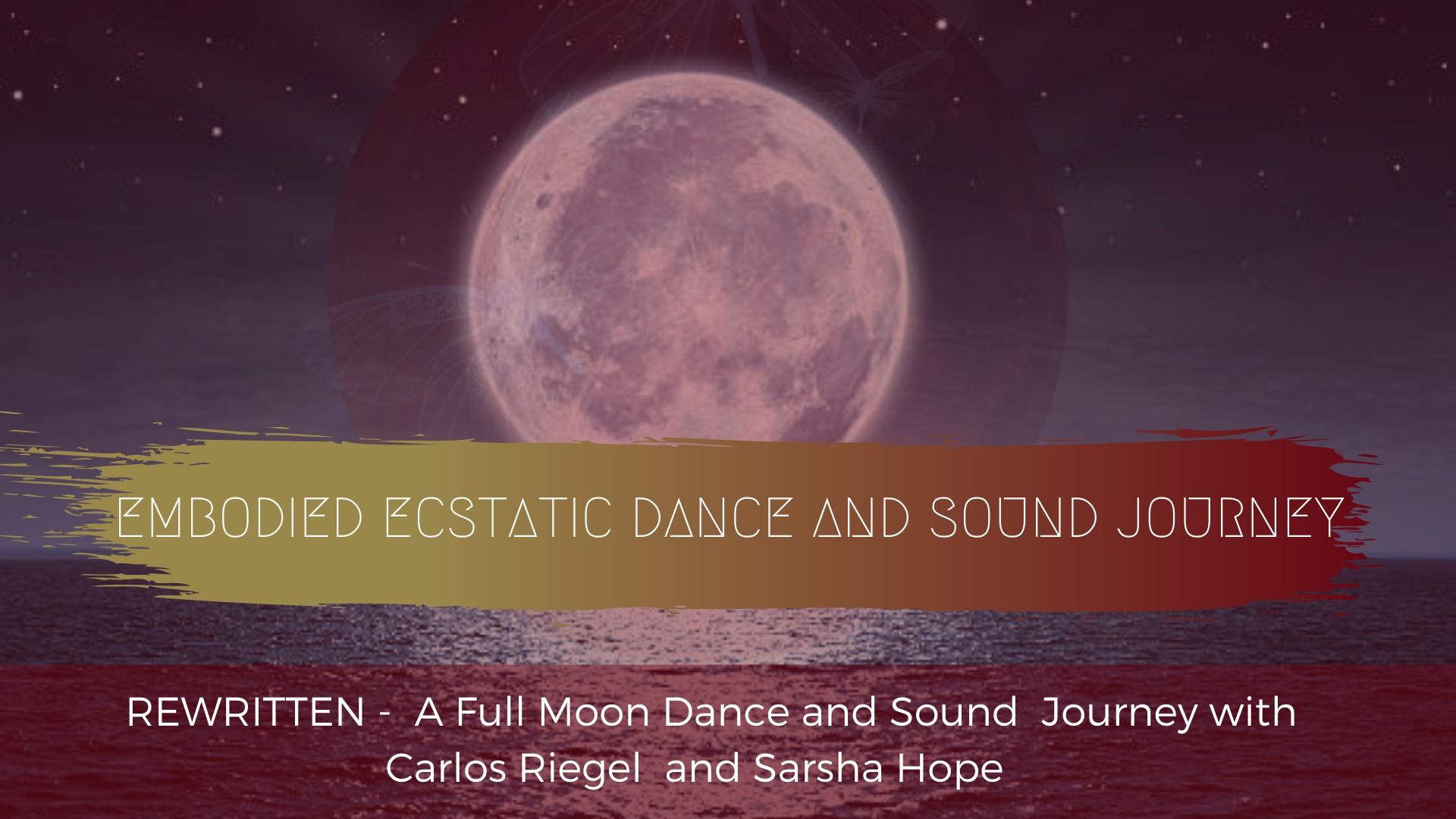REWRITTEN - A nearly full moon ecstatic dance and sound journey.