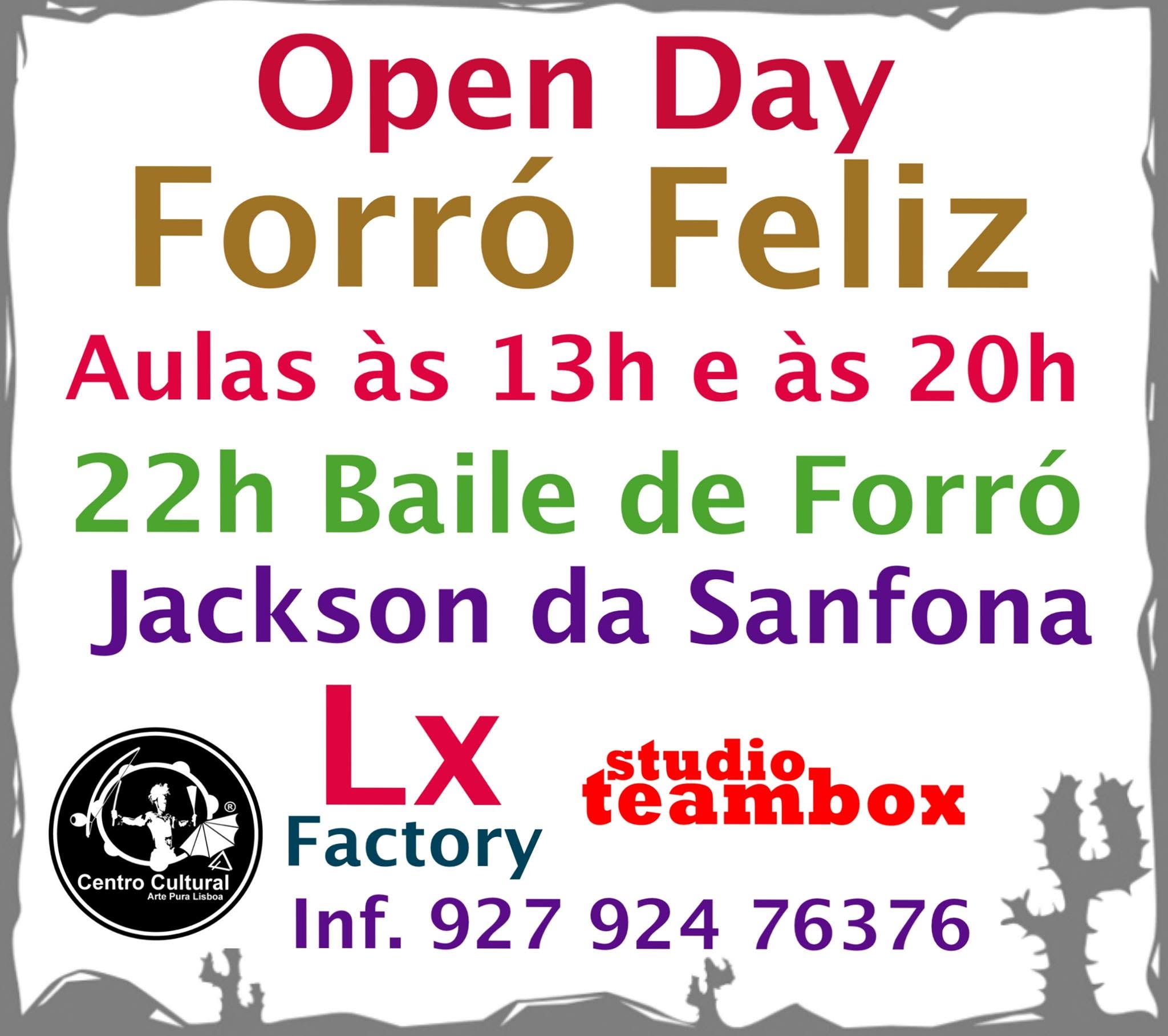 Open Day Forró Feliz Lxfactory