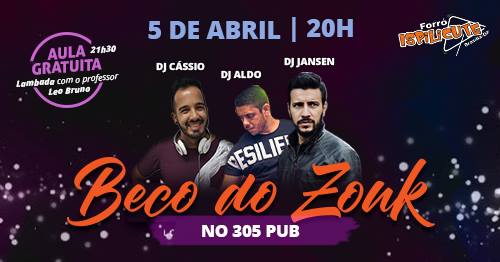 Beco do Zouk - 05 de Abril