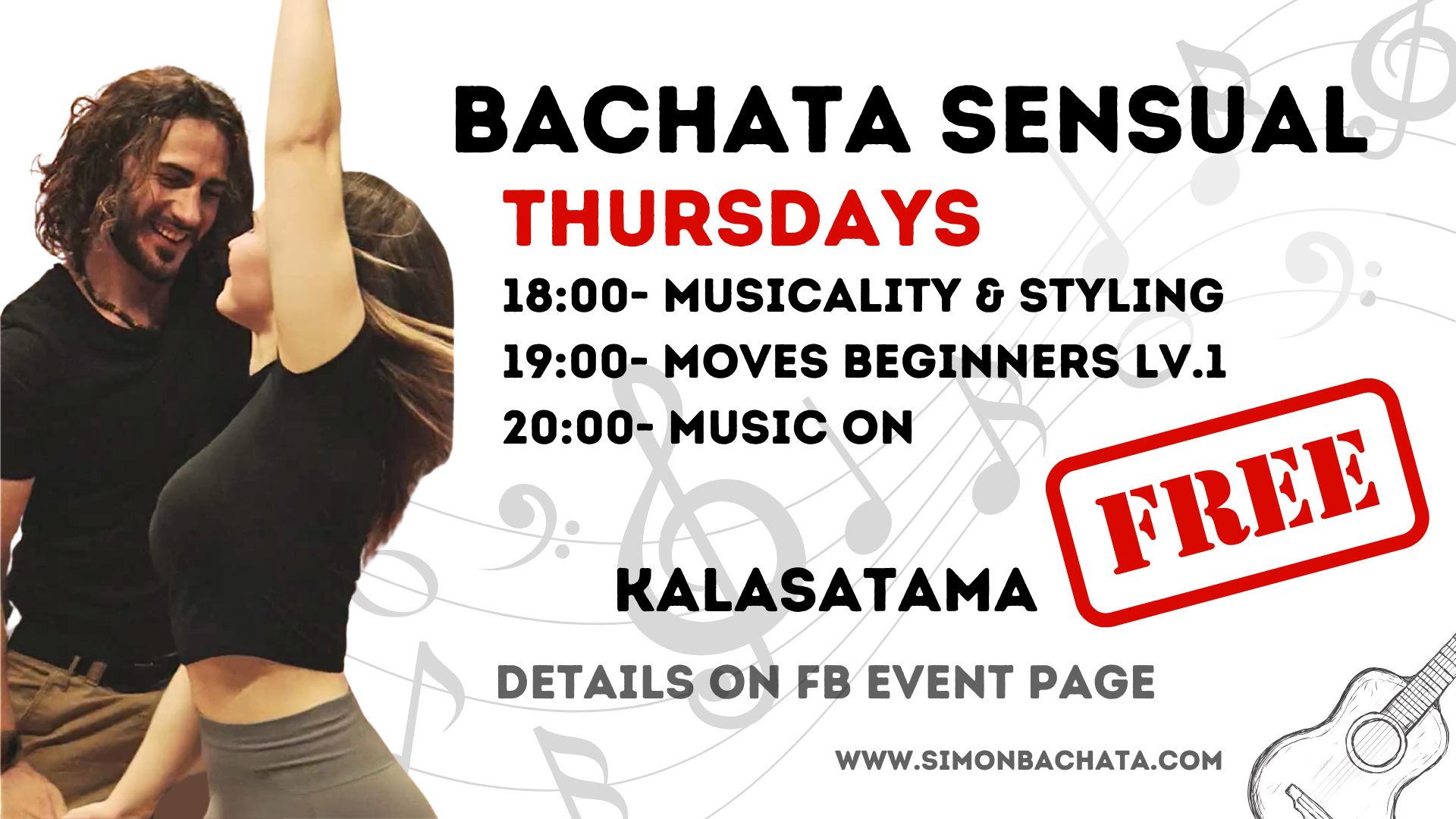 Bachata Sensual - Beginners Lv.1 Class