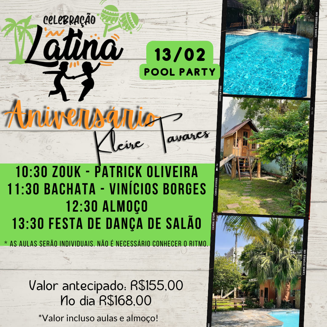 Celebração Latina - Níver Kleire Tavares