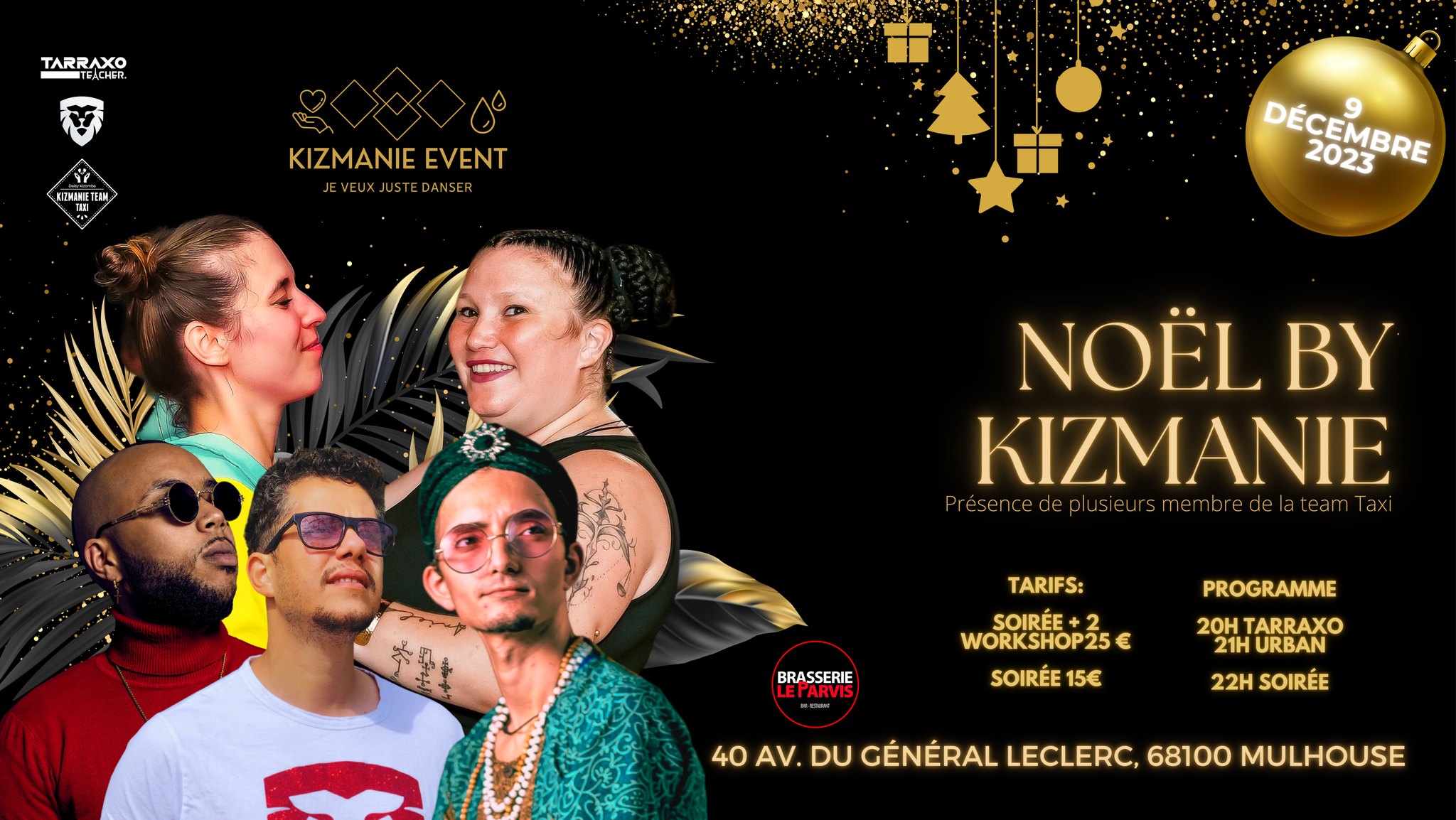 ❄️❄️☃️☃️NOËL BY KIZMANIE KIZOMBA TEAM TAXI DJ'S TEACHER GUEST ☃️☃️❄️❄️