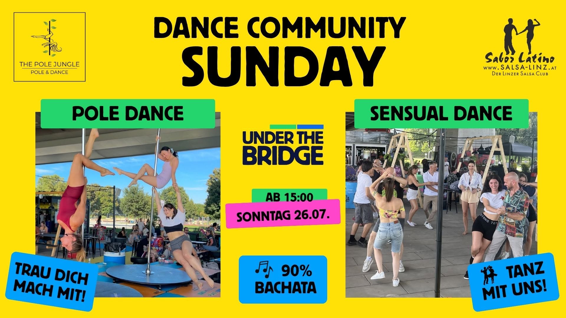 Sabor Latino & The Pole Jungle - Dance Community Sunday
