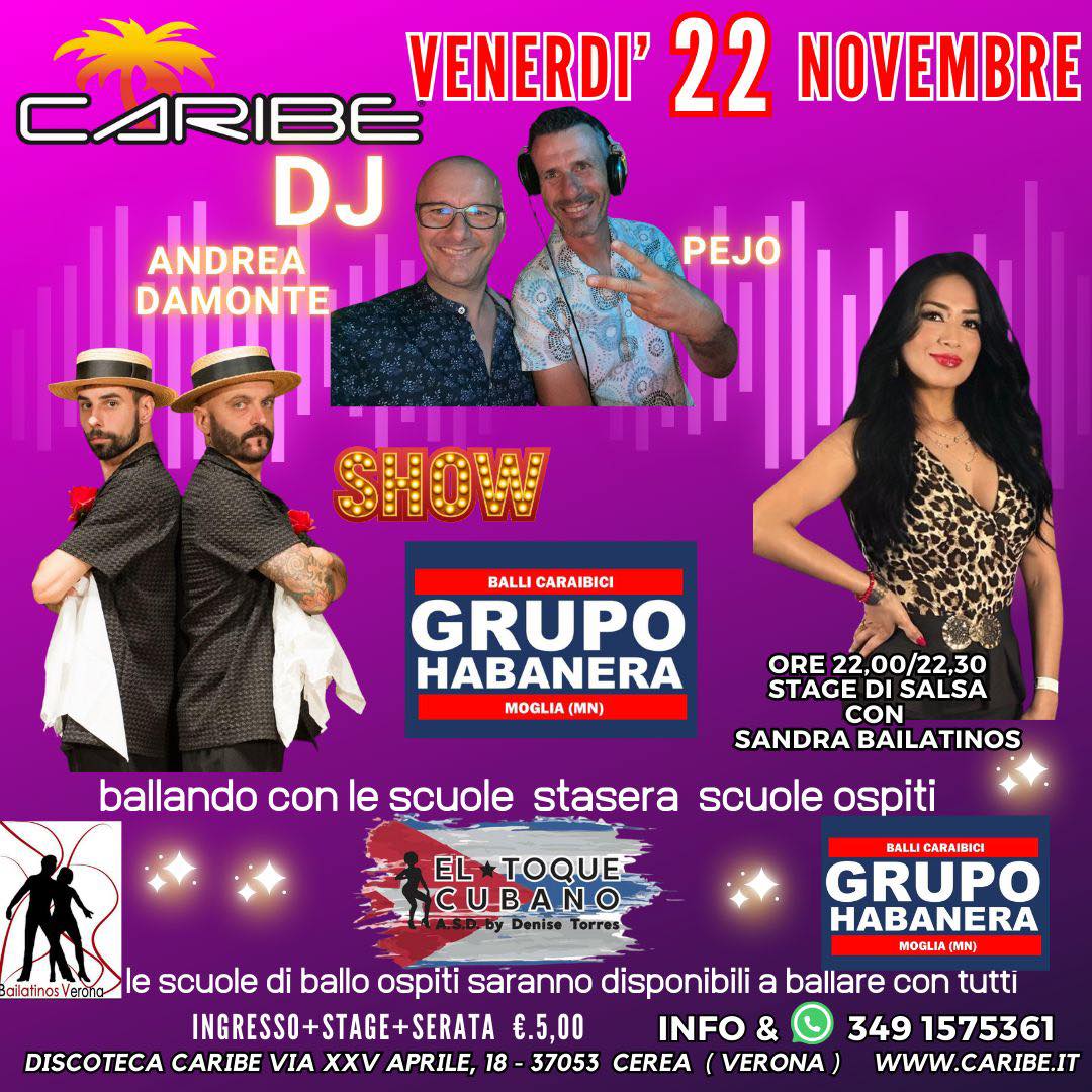 VENERDI' E' CARIBE