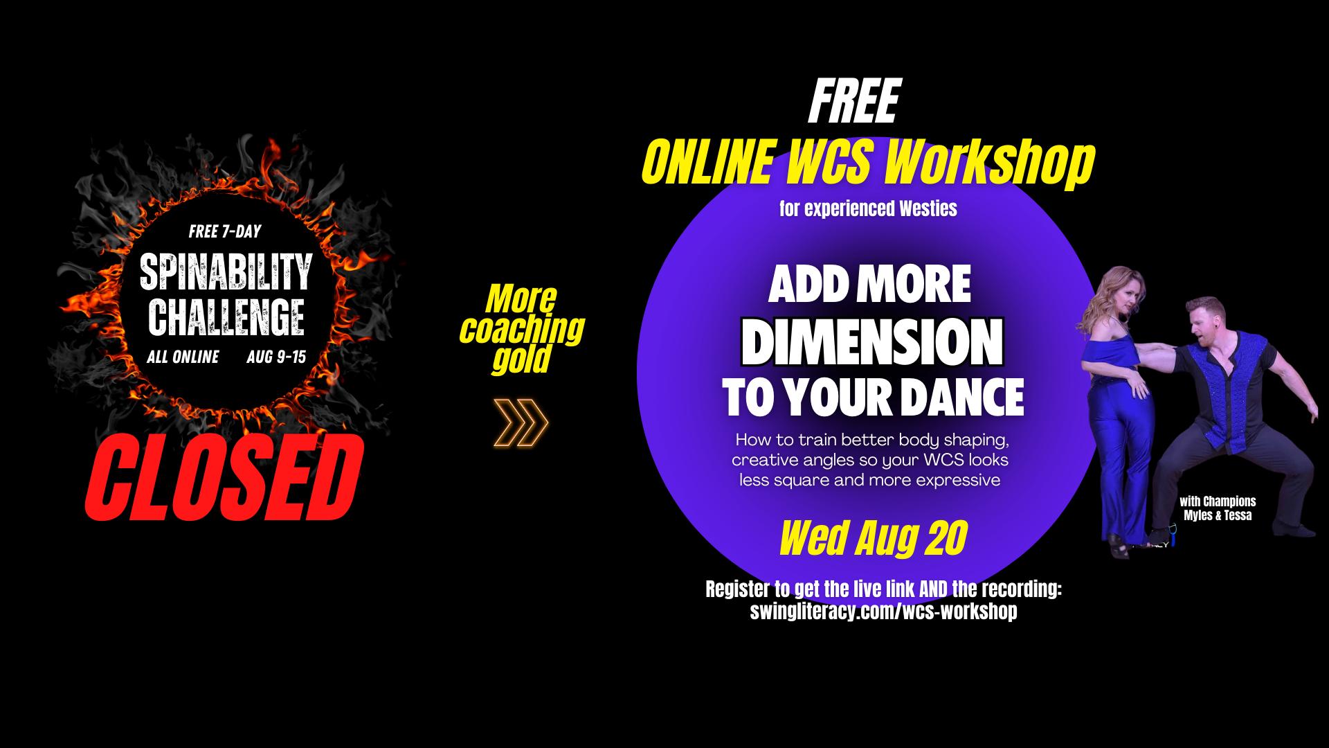 Free 7-Day SpinAbility Challenge Aug 9-15