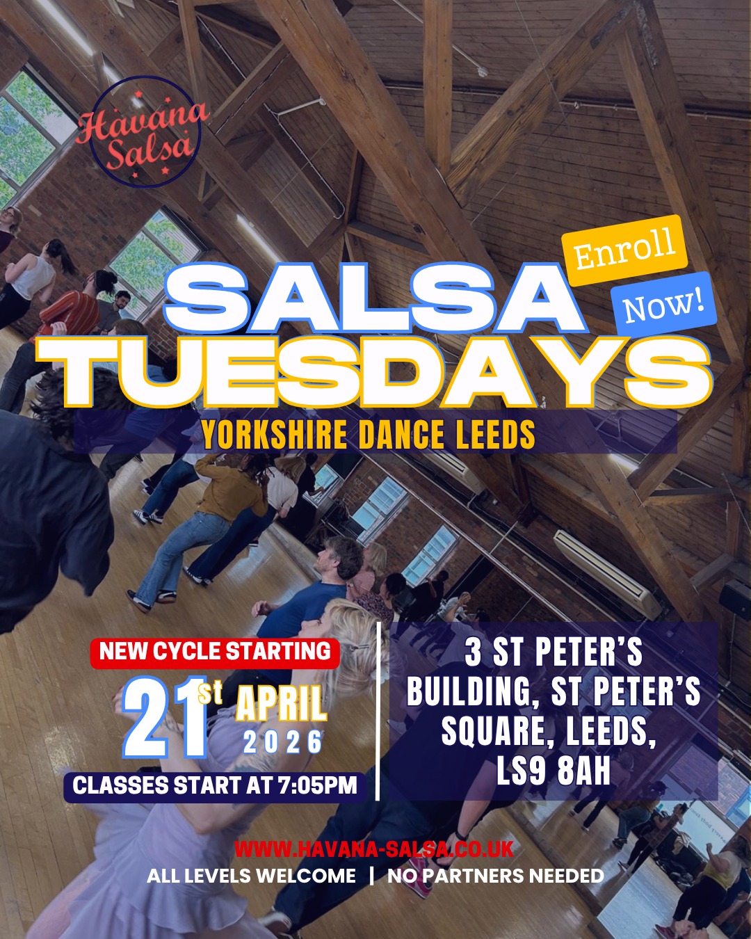 Havana Salsa Classes Leeds 💃🕺 Beginners Welcome Join the Club