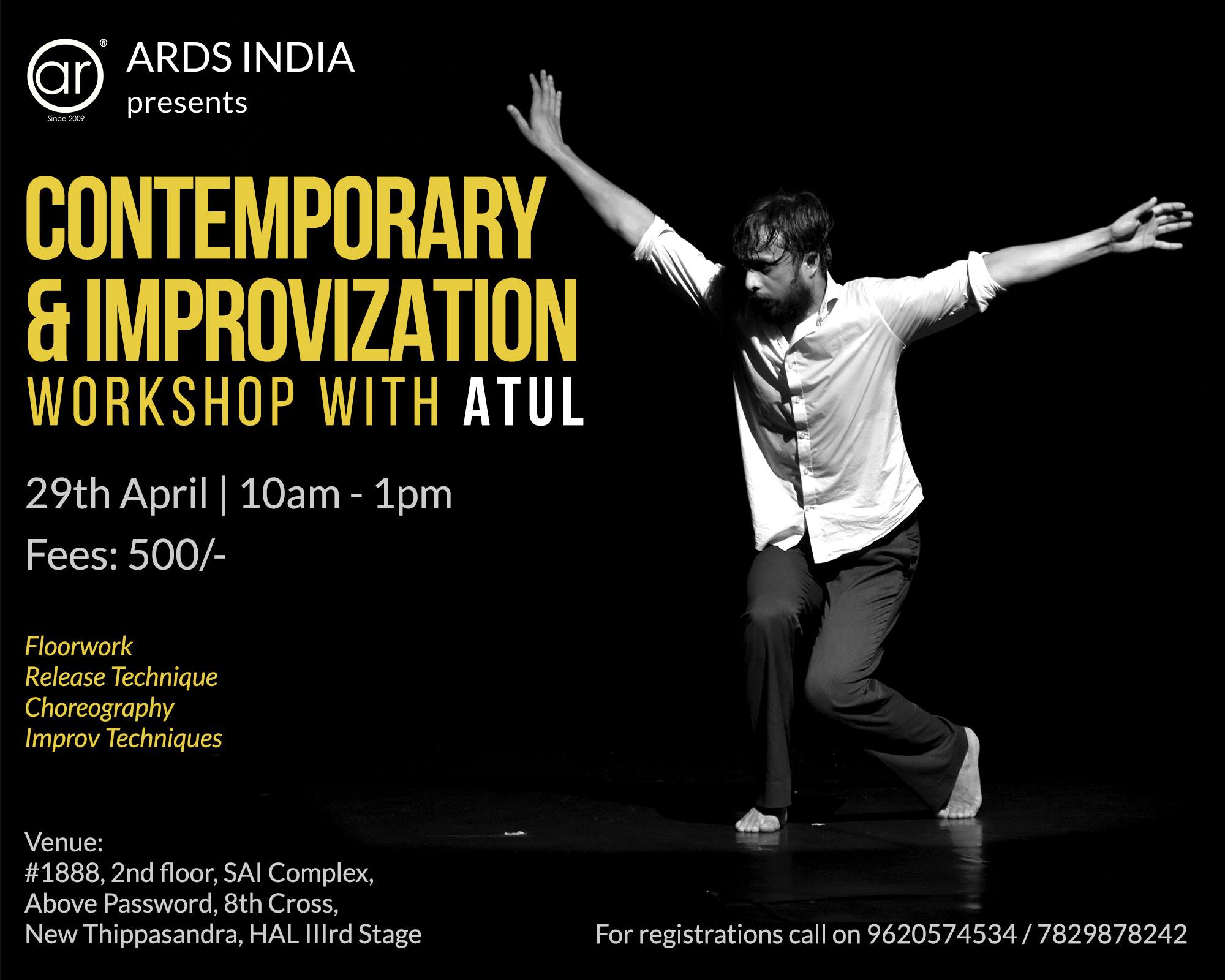 Contemporary & Improvization Workshop With Atul