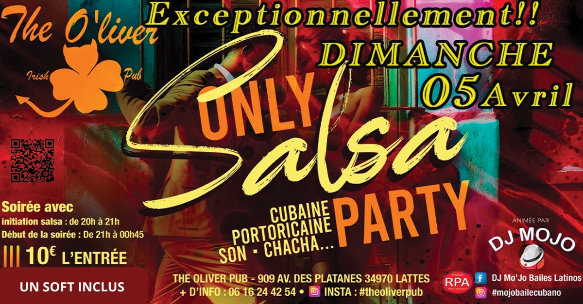 Soirée ONLY SALSA PARTY (100% Salsa)