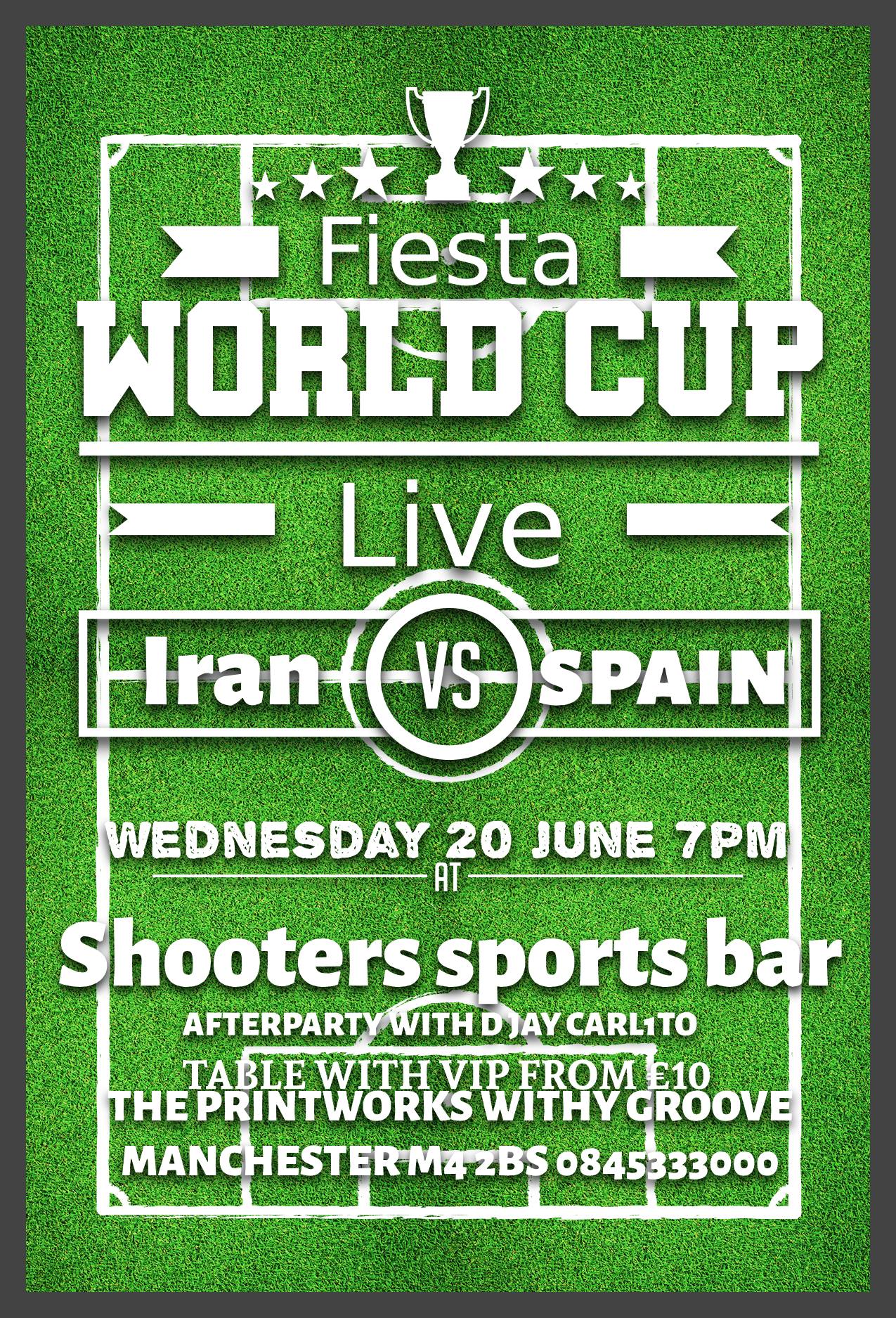 Iran vs Spain World Cup After Party Fiesta