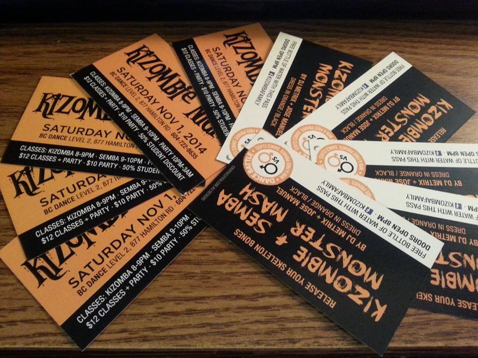 NSK presents : Kizombieee Night - Wear Orange or Black