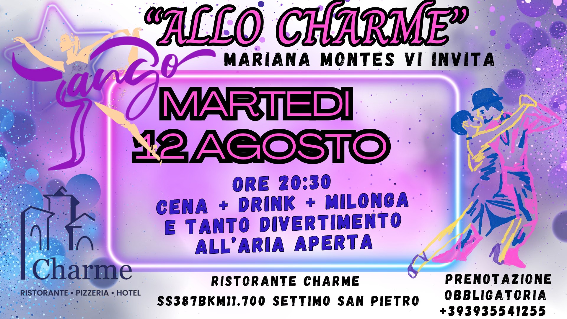 TANGO allo CHARME Cagliari