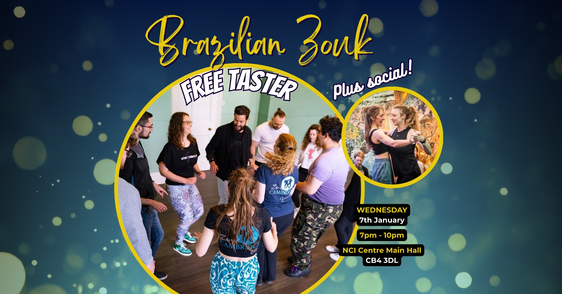 Brazilian Zouk β FREE β Taster Class and Social! π