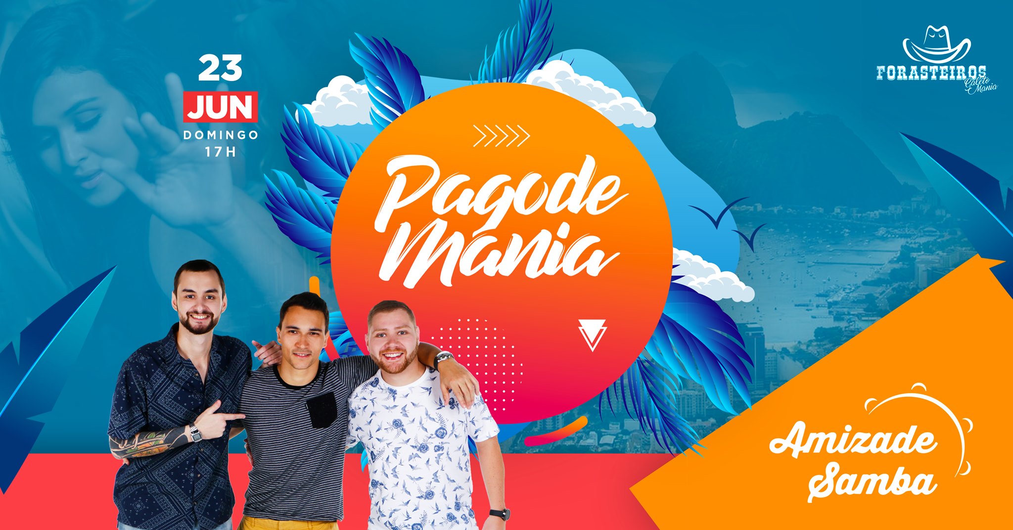 Pagode Mania Amizade Samba - Domingo (23 06)