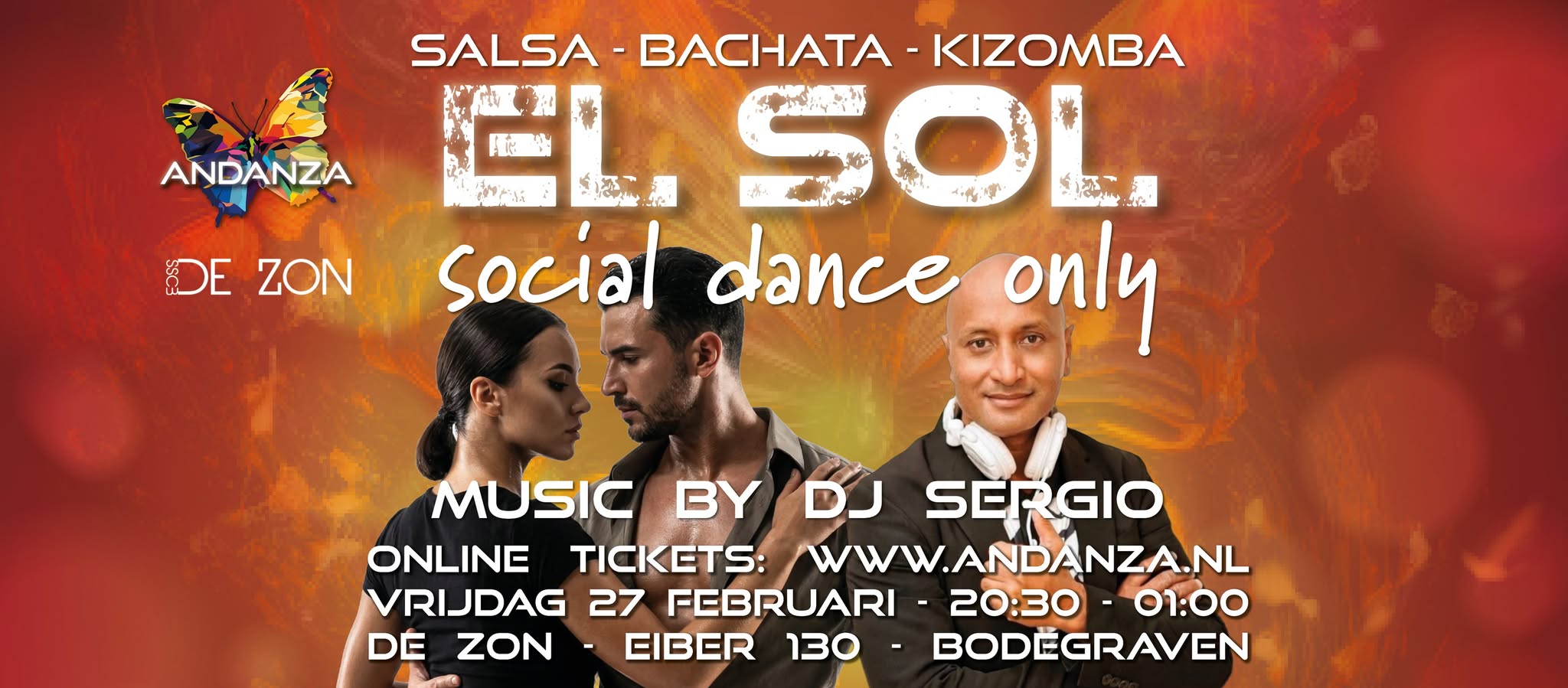El Sol - Social Dance Only Edition - Salsa Bachata Kizomba - met DJ Sergio