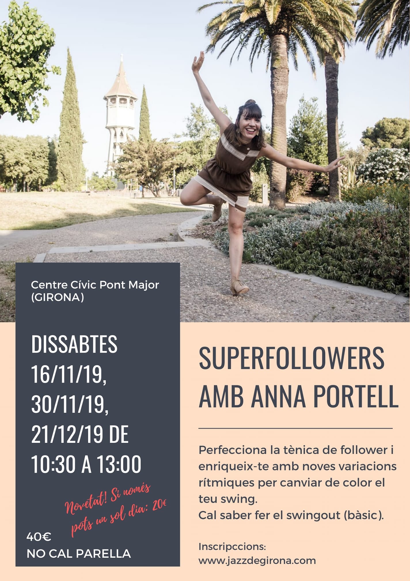 NOVETAT: INSCRIPCIÓ UN SOL DIA Superfollowers amb l'Anna Portell