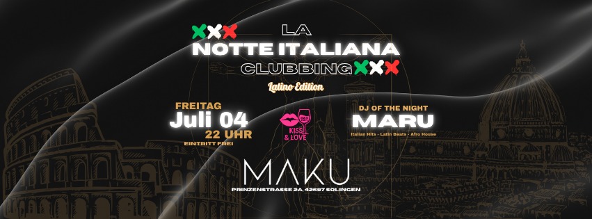 NOTTE ITALIANA CLUBBING - LATINO EDITION