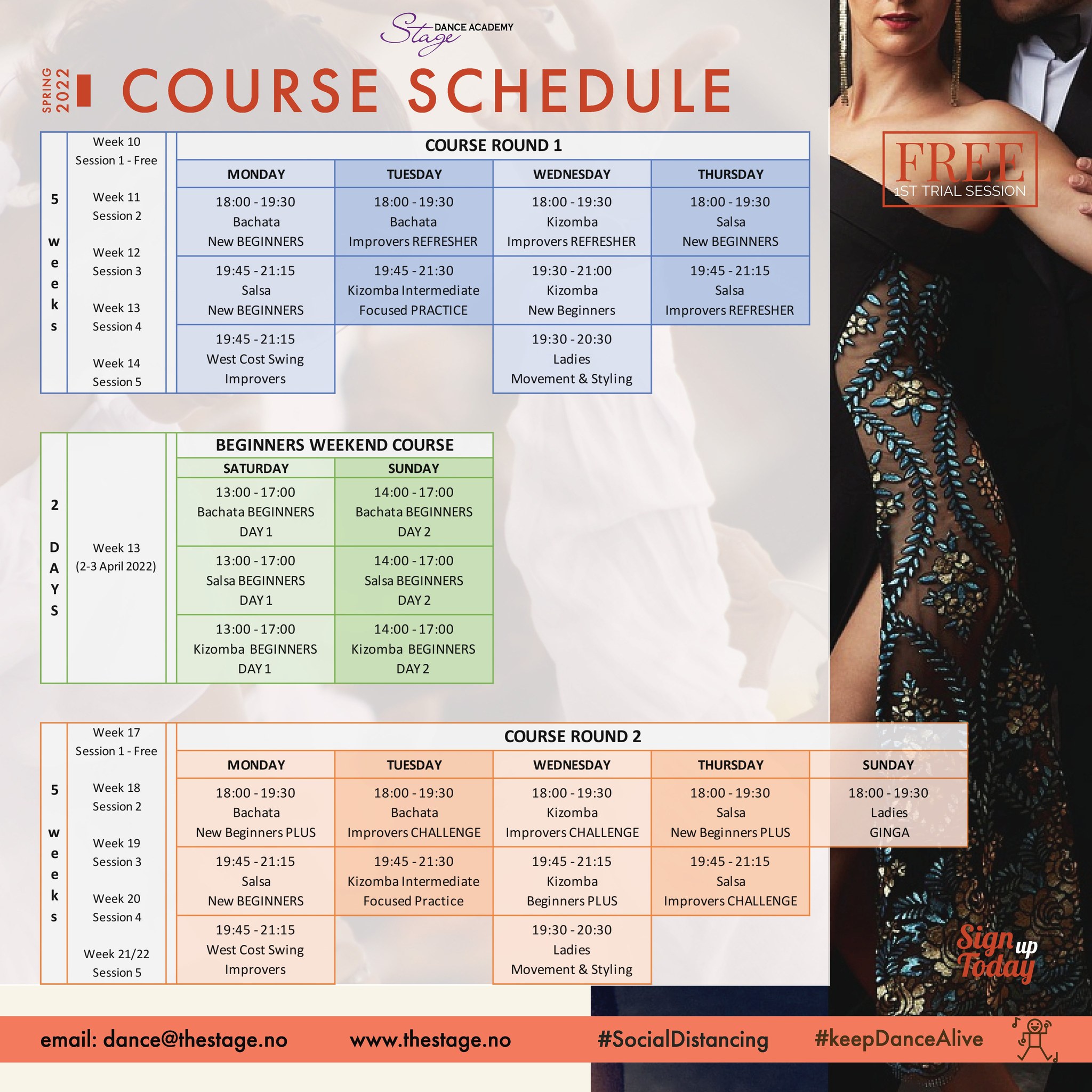 SPRING 2022 COURSE ROUND !