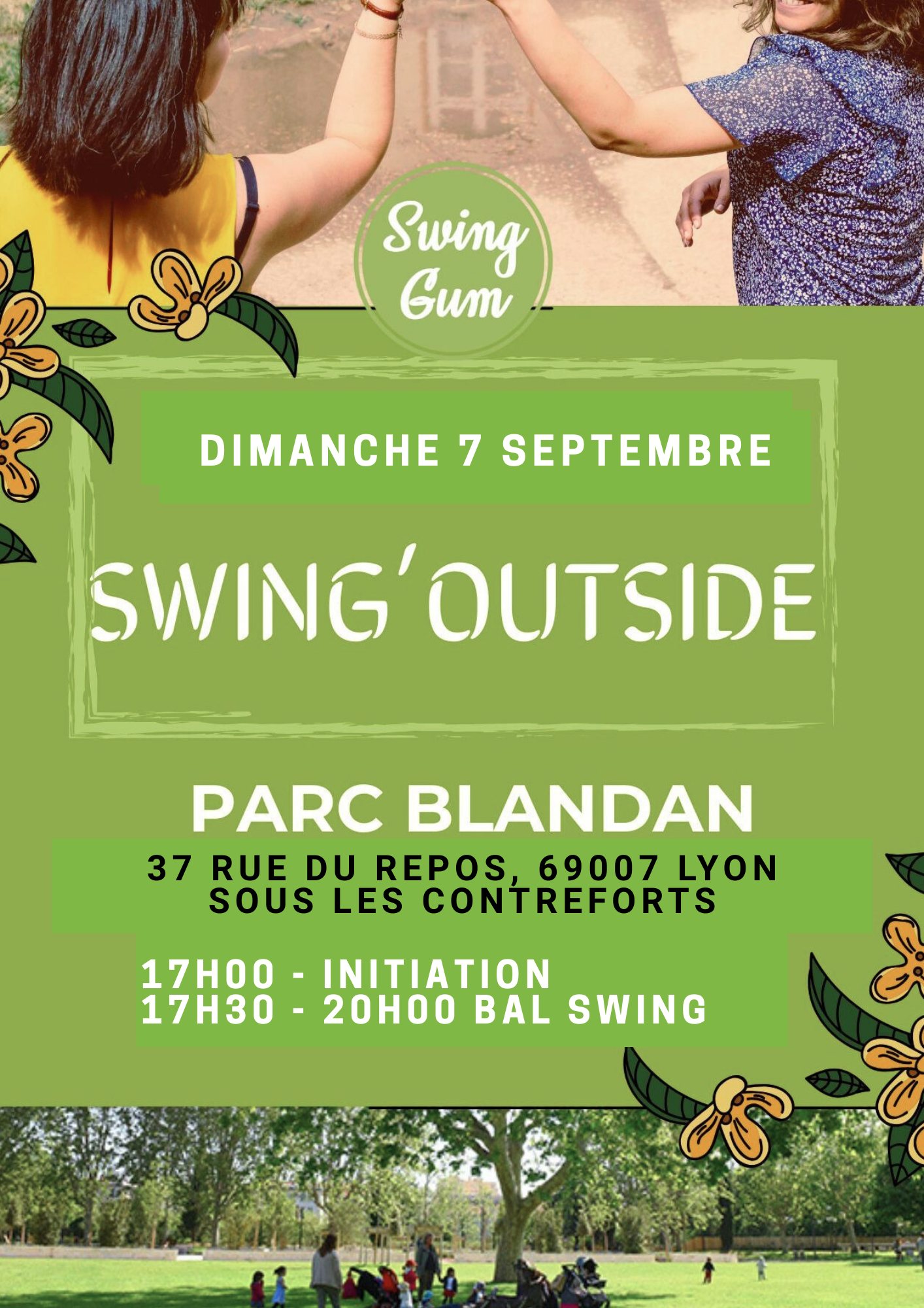 Swing-OutSide : Bal au swing au parc blandan le dimanche 7 septembre