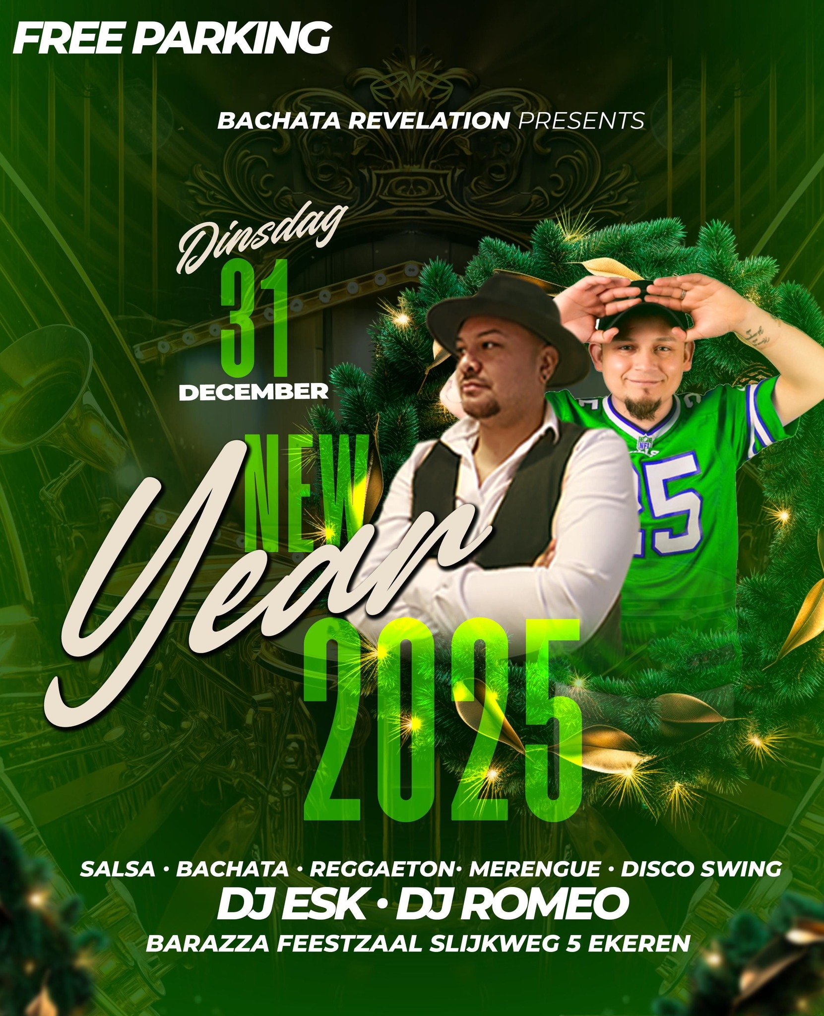 Salsa Barazza Caliente NYE Special DJ Esk & DJ Romeo