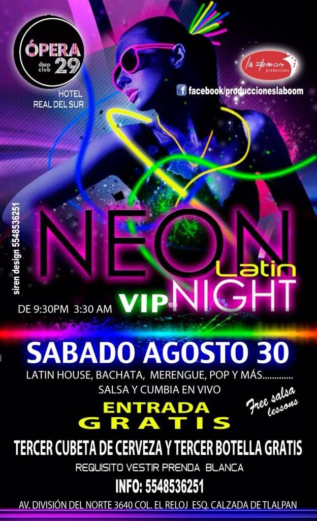 NEON LATIN NIGHT VIP