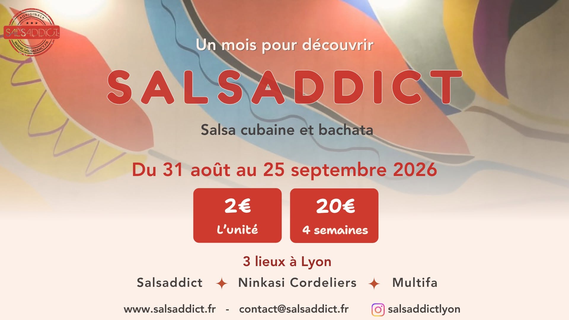 Période découverte Salsaddict - Salsa et bachata