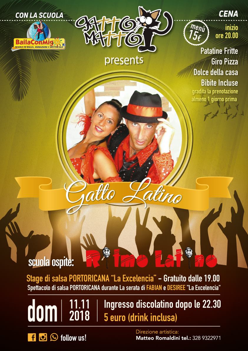 Gatto Latino 11 Novembre