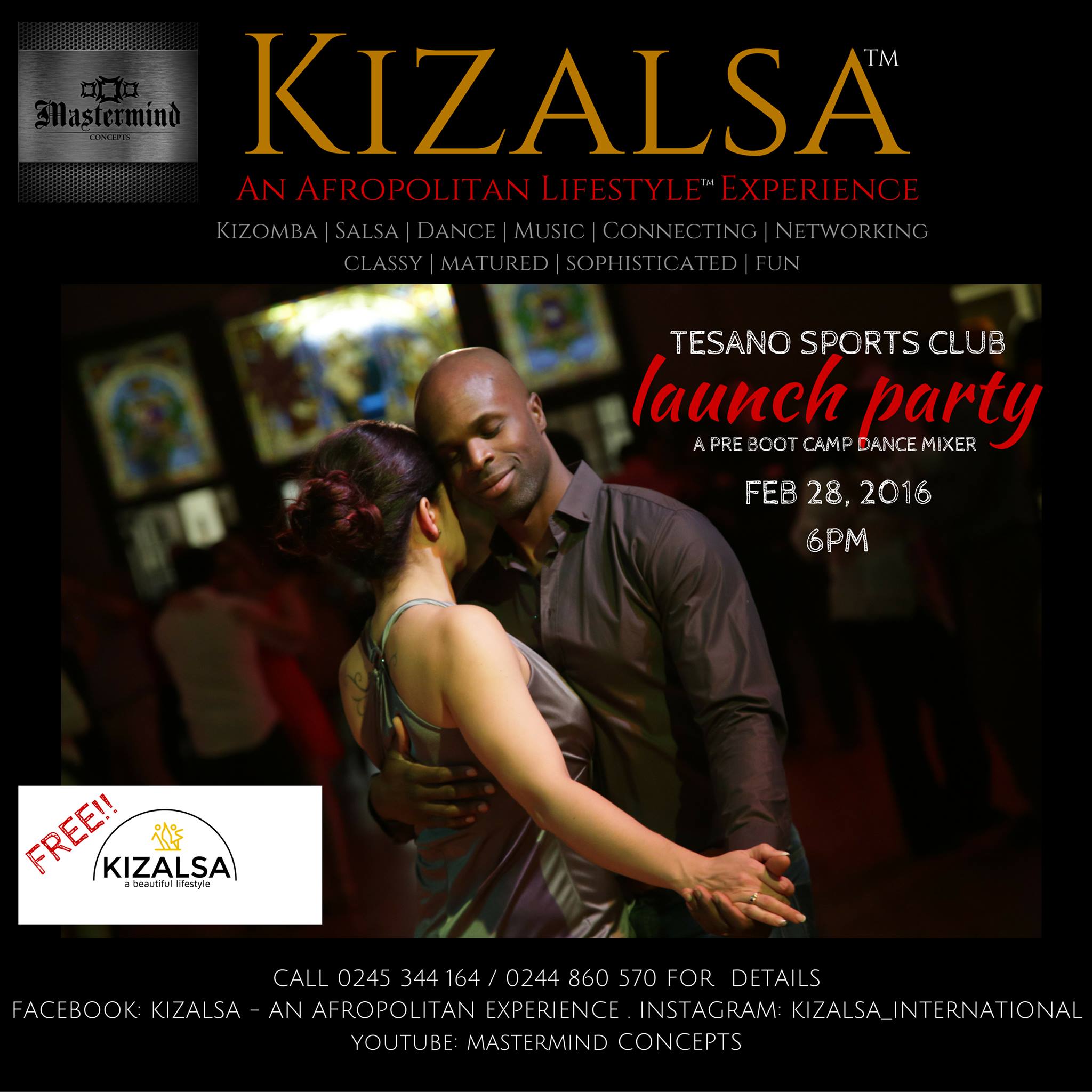 Kizalsa TM Pre Boot Camp Launch Party
