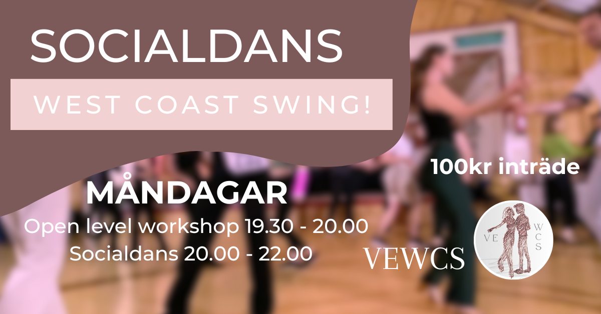 WCS - Socialdans Måndagar - 2 2 Uppsala