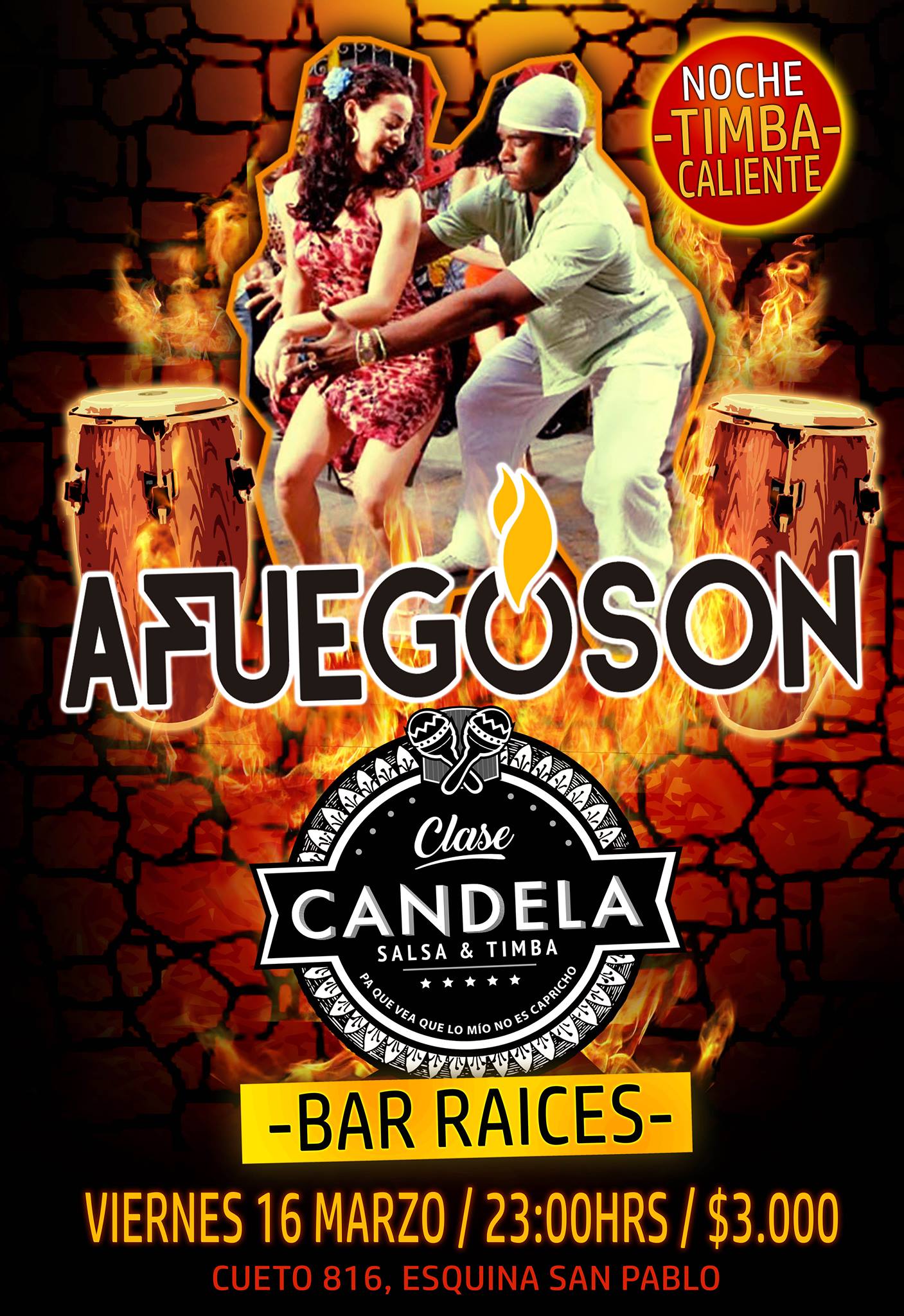 Noche de Timba Caliente en Bar Raíces