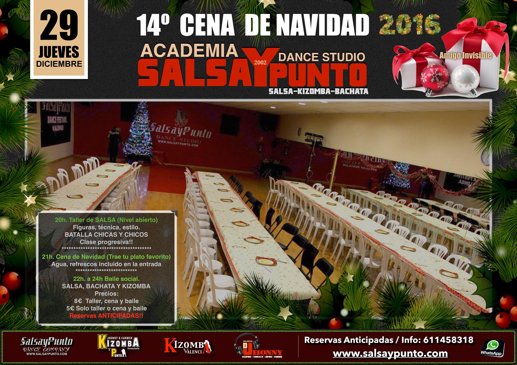 Cena y Baile Fin de año 2016!!