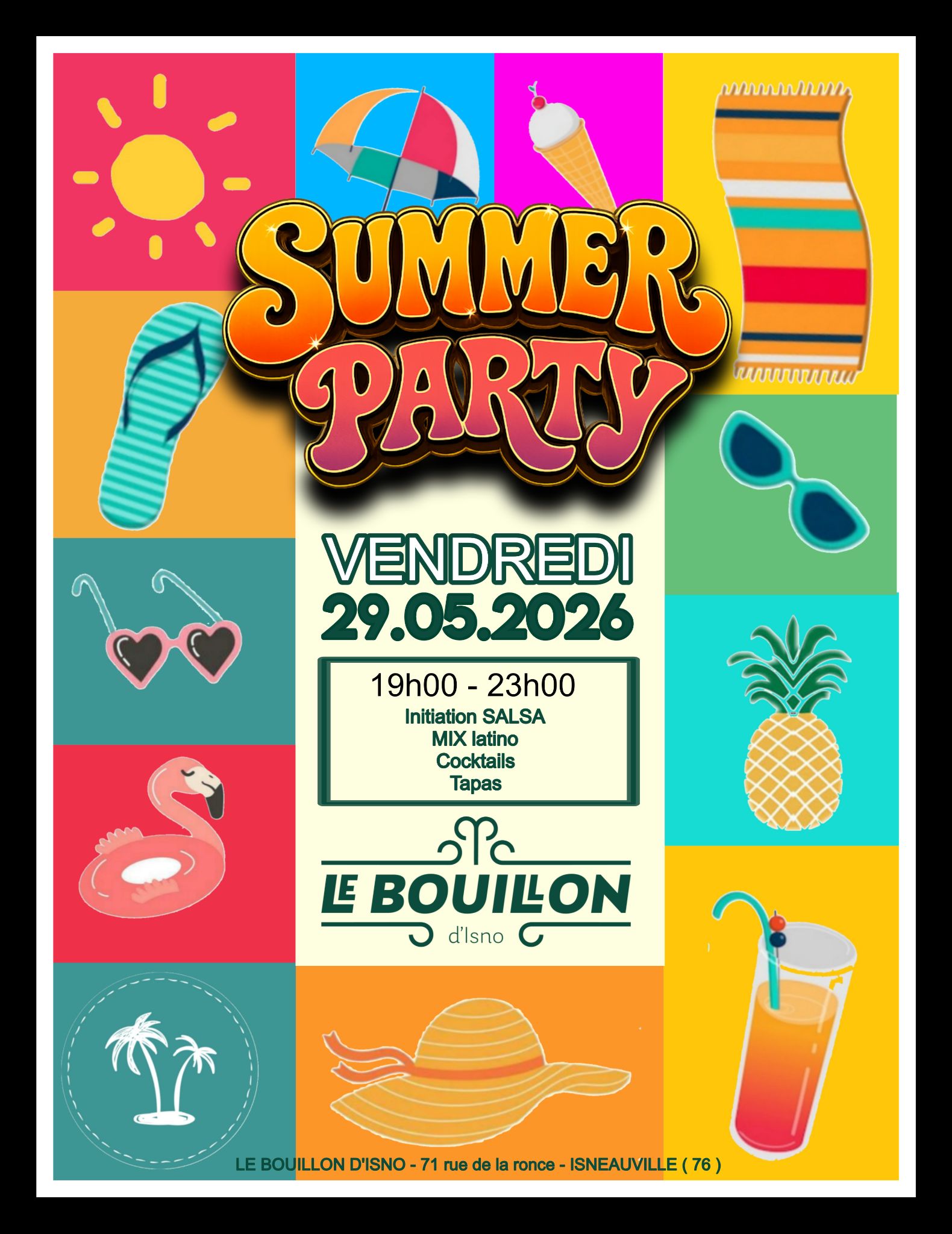SUMMER PARTY - MAI - BOUILLON D'ISNO (ISNEAUVILLE)
