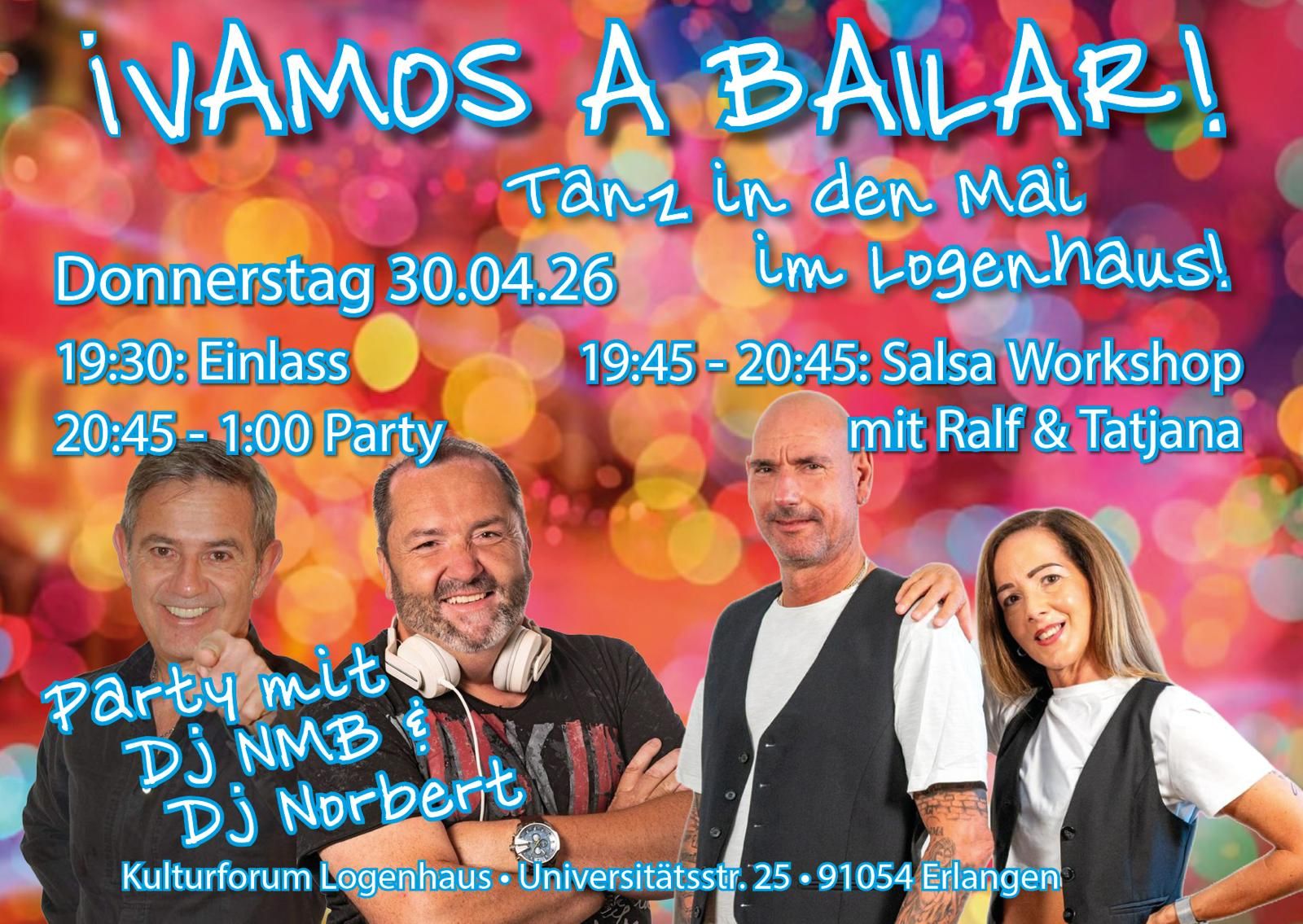 ¡Vamos a Bailar! Tanz in den Mai im Logenhaus
