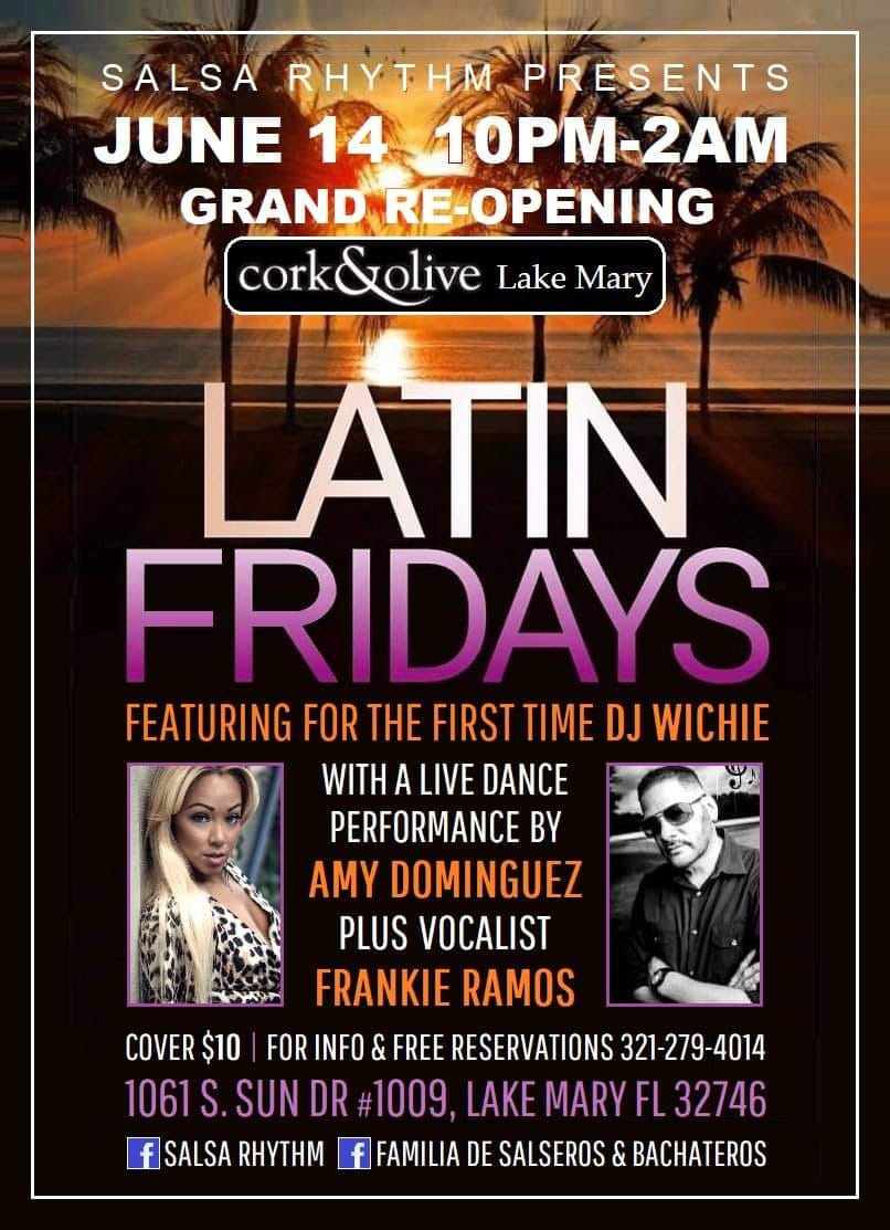 Salsa Rhythm's GRAND Re-Opening Noche Latina