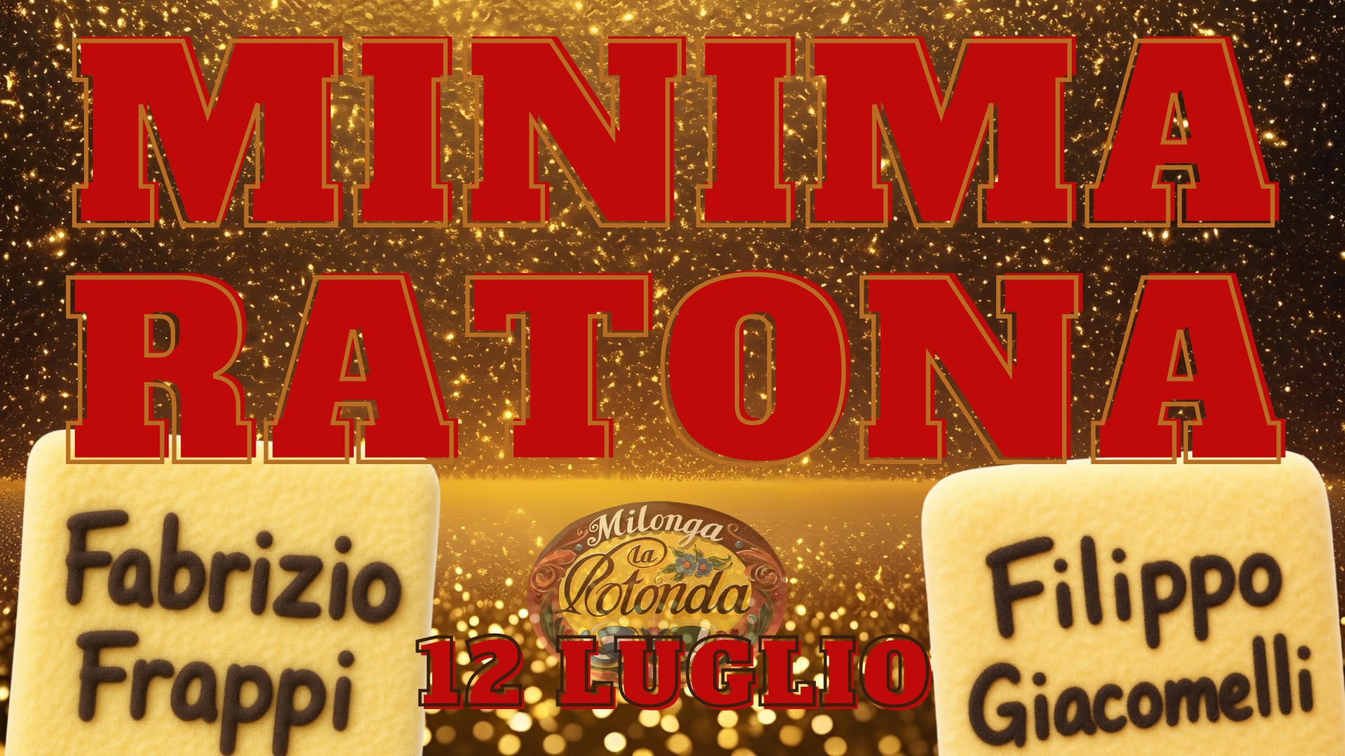 Domenica 12 Luglio, Minimaratona! Tdj Fabrizio Frappi e Filippo Giacomelli!