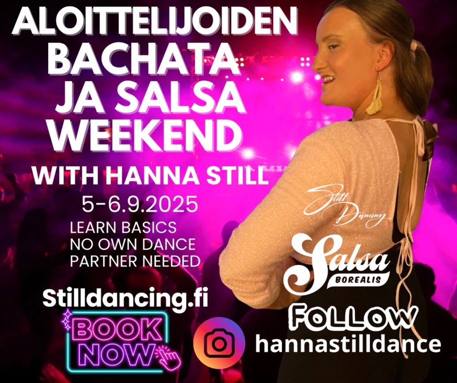 Beginner’s Bachata & Salsa weekend with Hanna Still