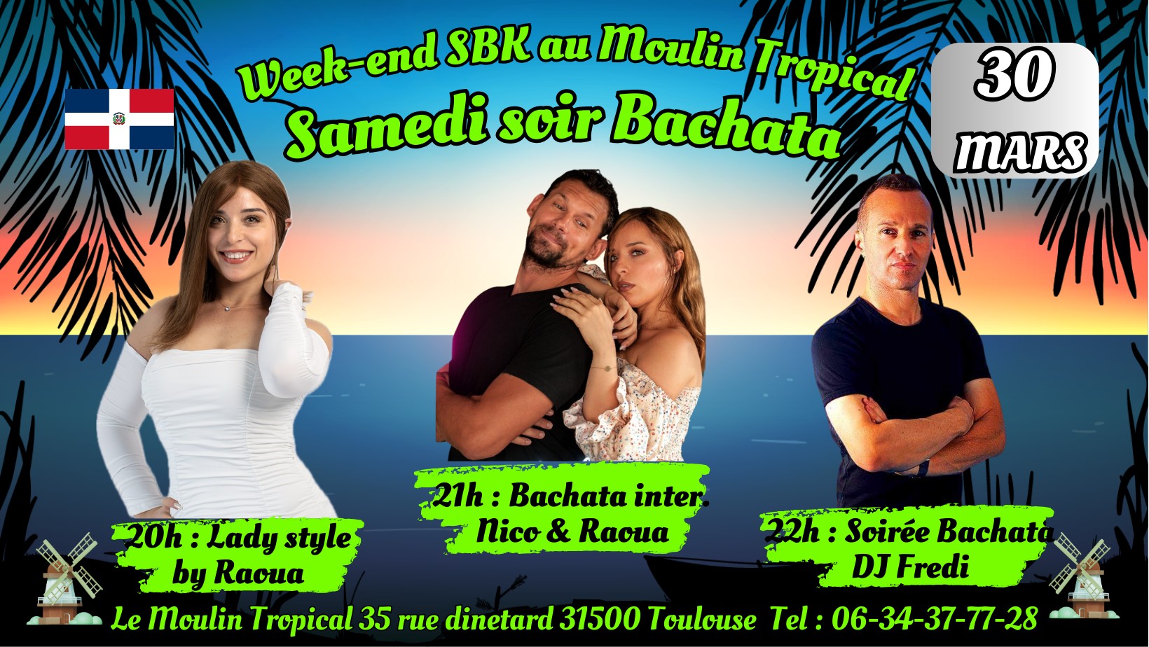 Samedi 30 mars soirée Bachata