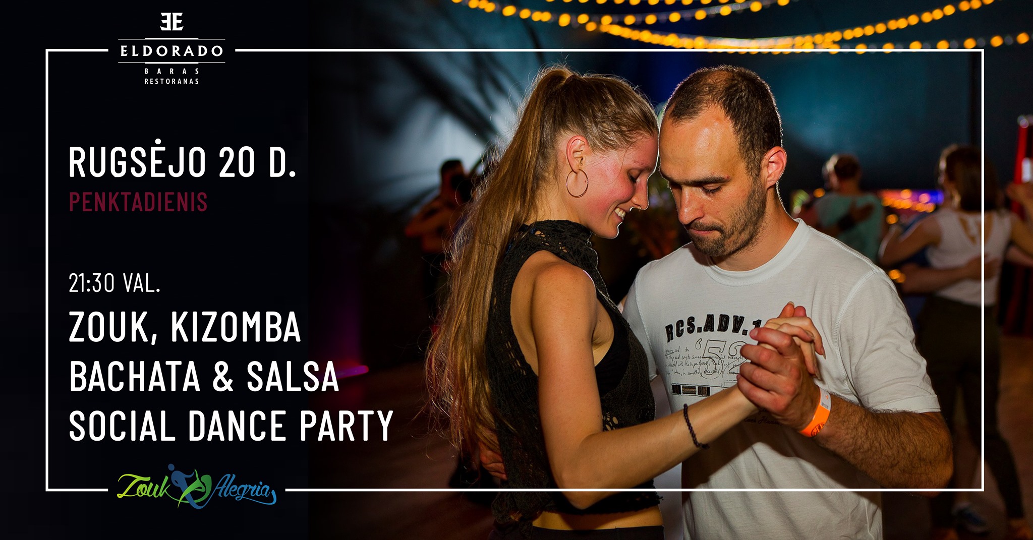 Social dance party with Zouk Alegria