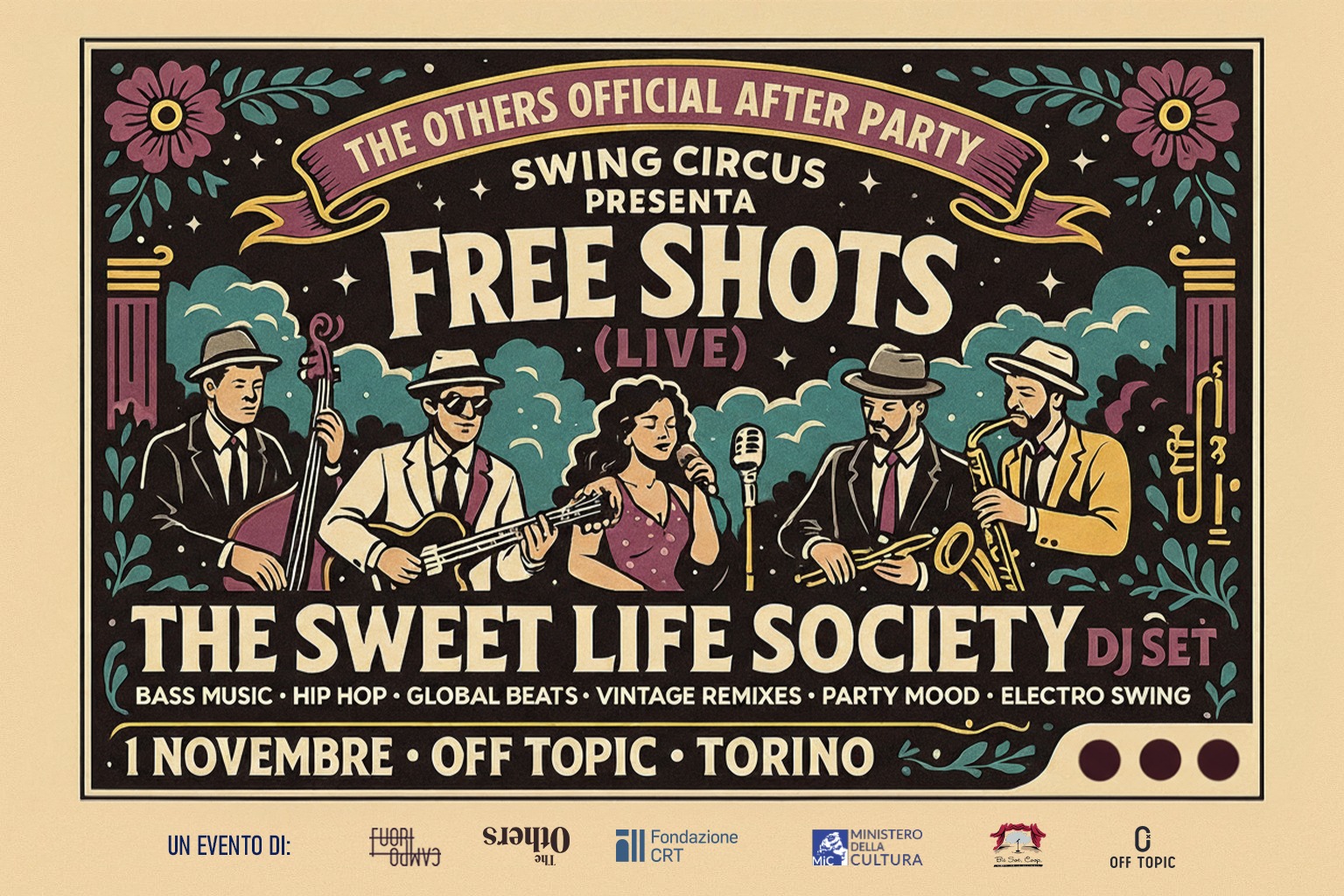 SWING CIRCUS THE OTHERS OFFICIAL AFTER PARTY feat. Free Shots and The Sweet Life Society!