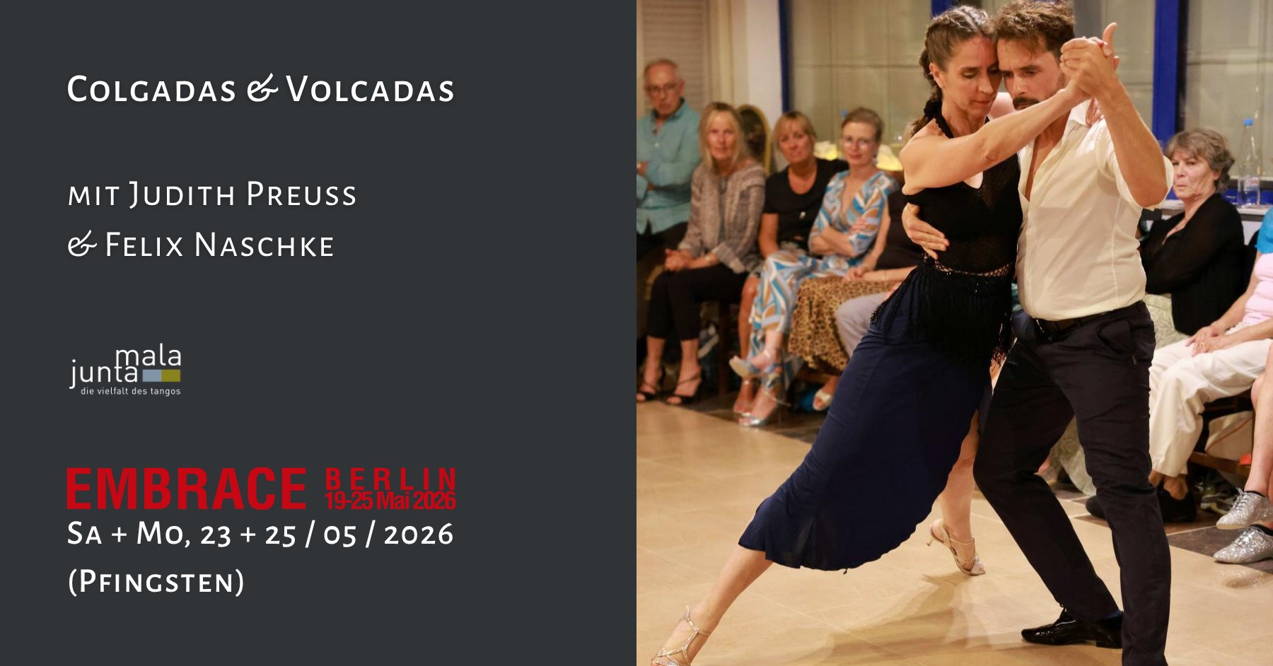 Colgadas & Volcadas - Pfingsten WS mit Judith und Felix - EMBRACE Edition 2026